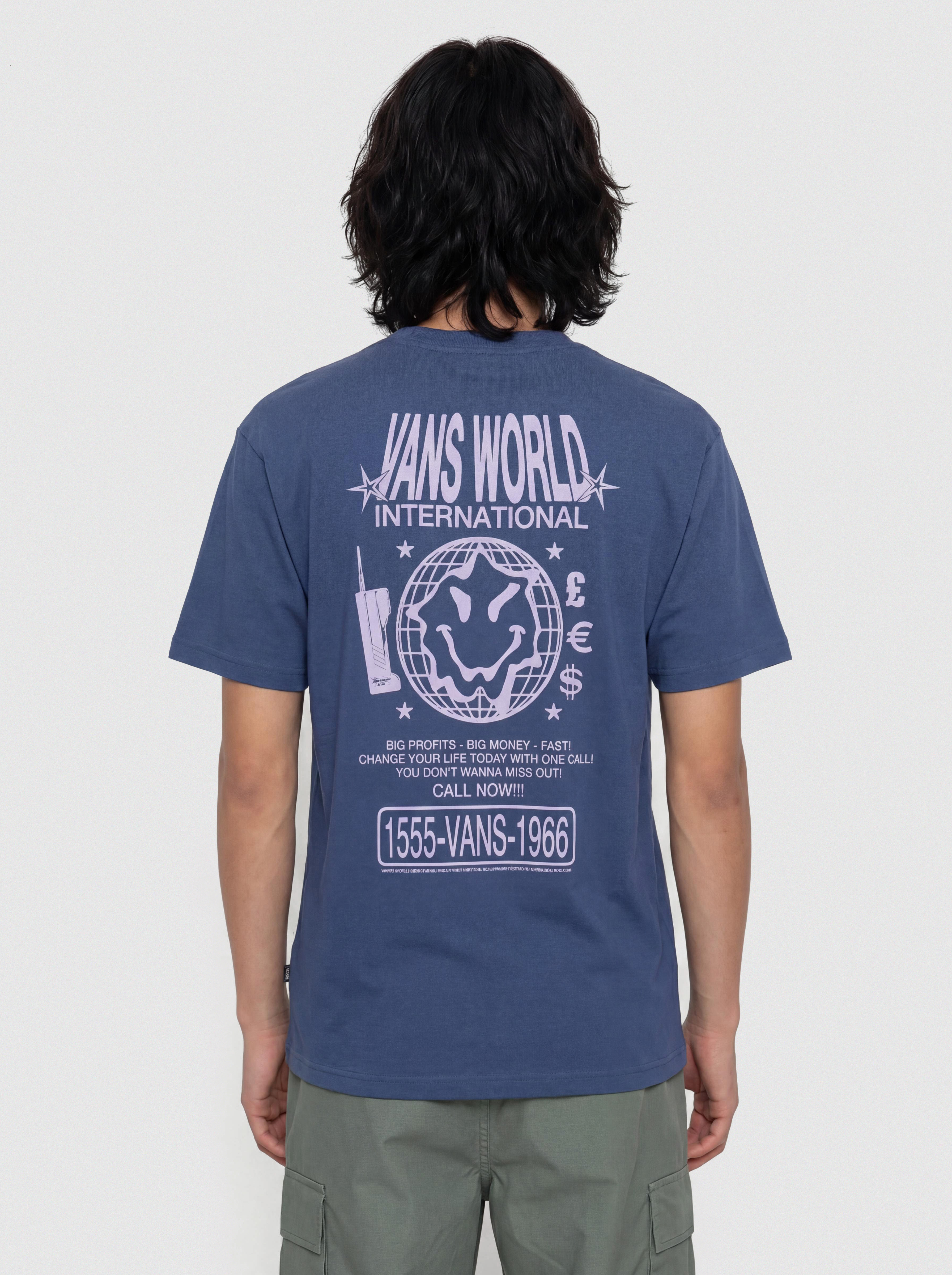 Póló Vans World Intl (true navy)