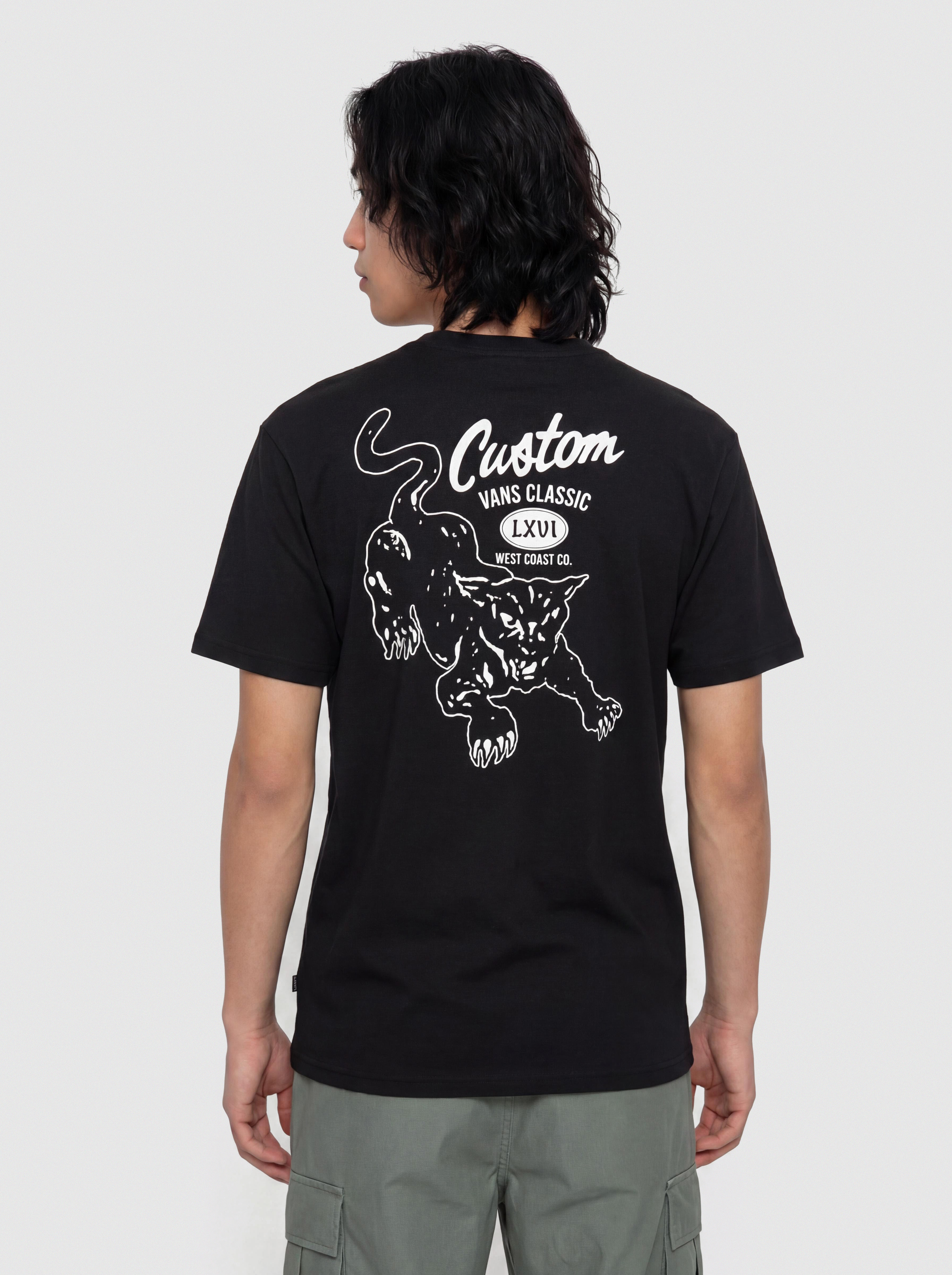 Pu00f3lu00f3 Vans Custom Cat (black)