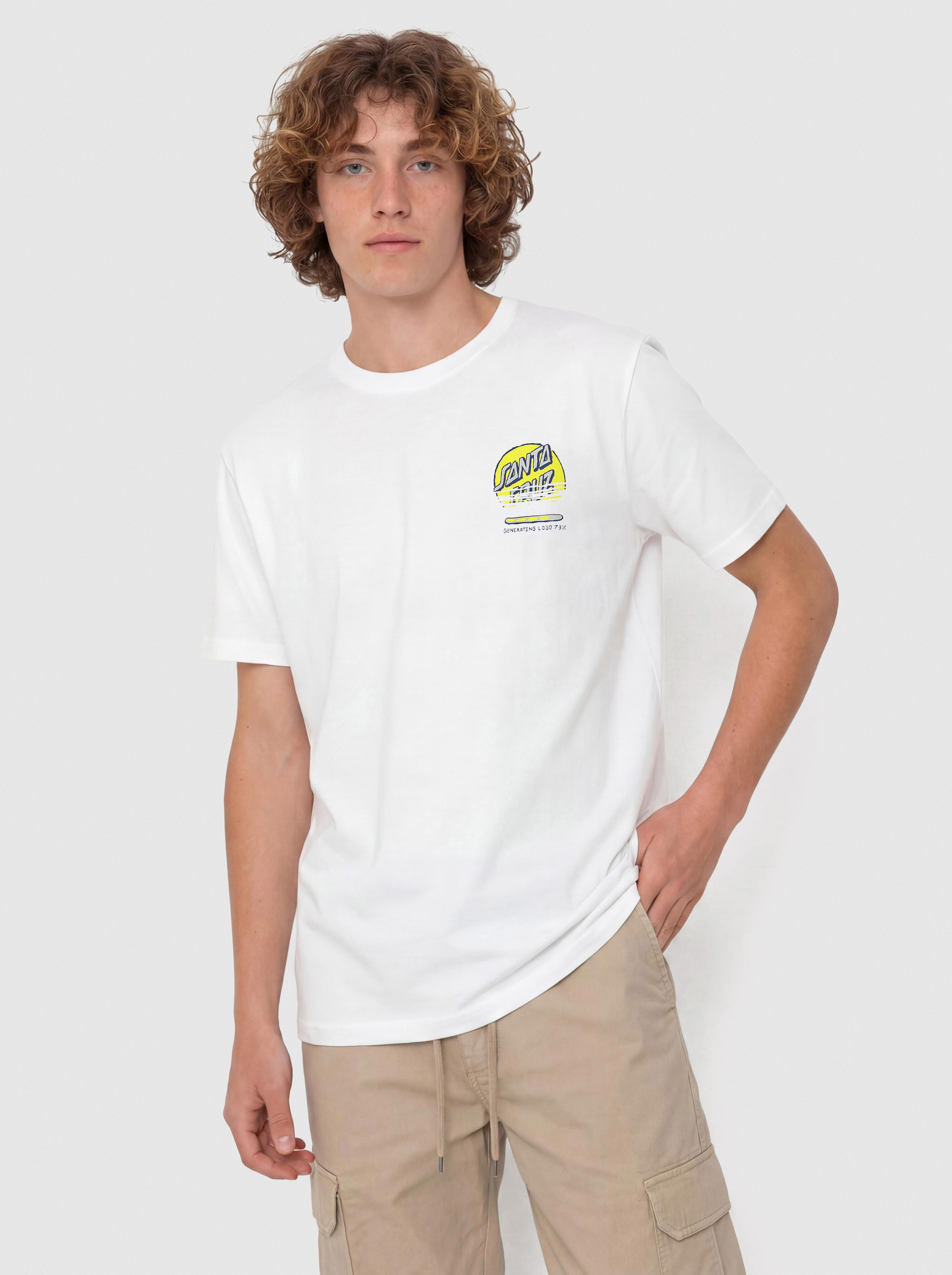 Santa Cruz Self Destruct Póló (white)