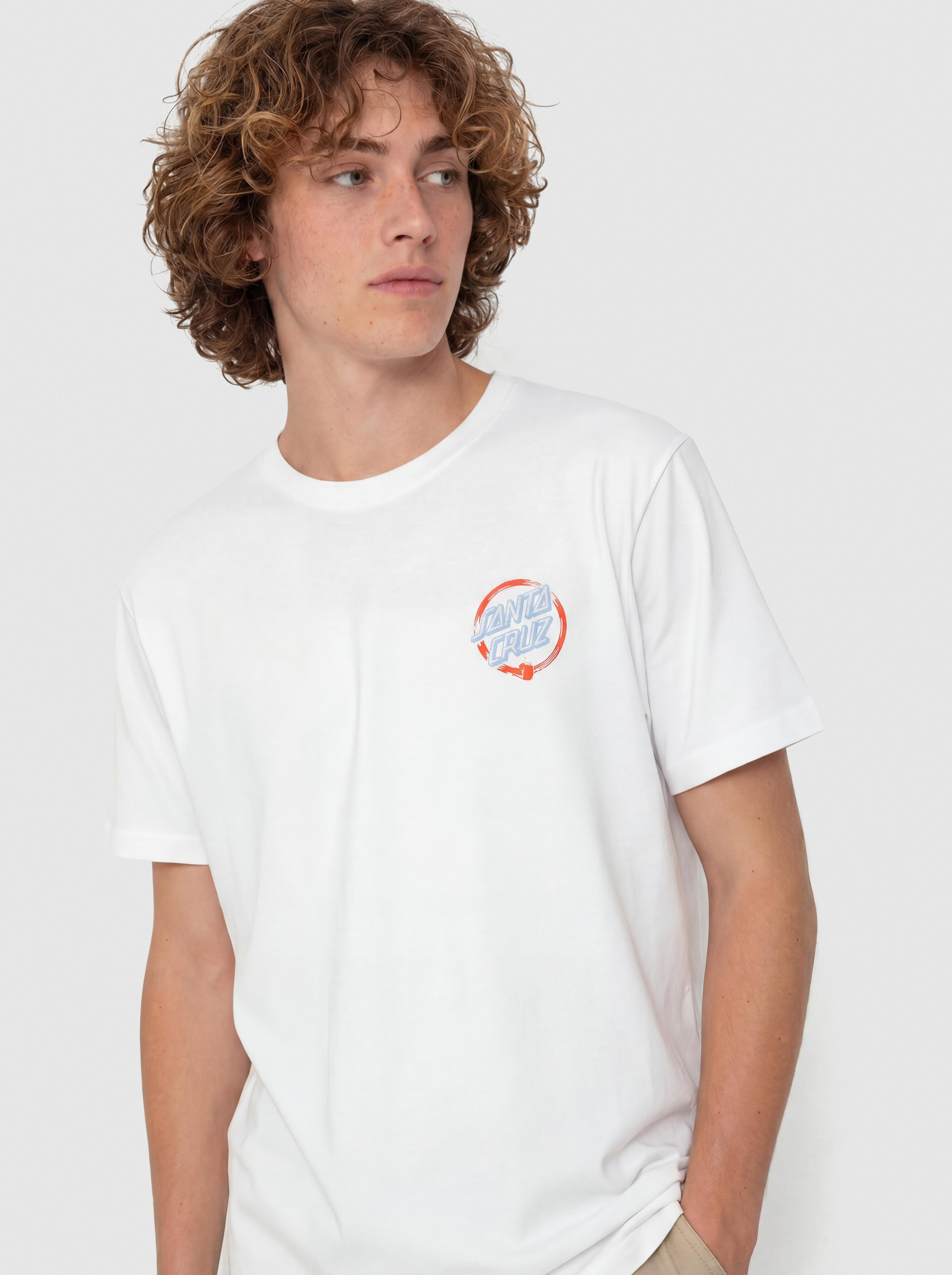 Santa Cruz Mako Dot Póló (white)