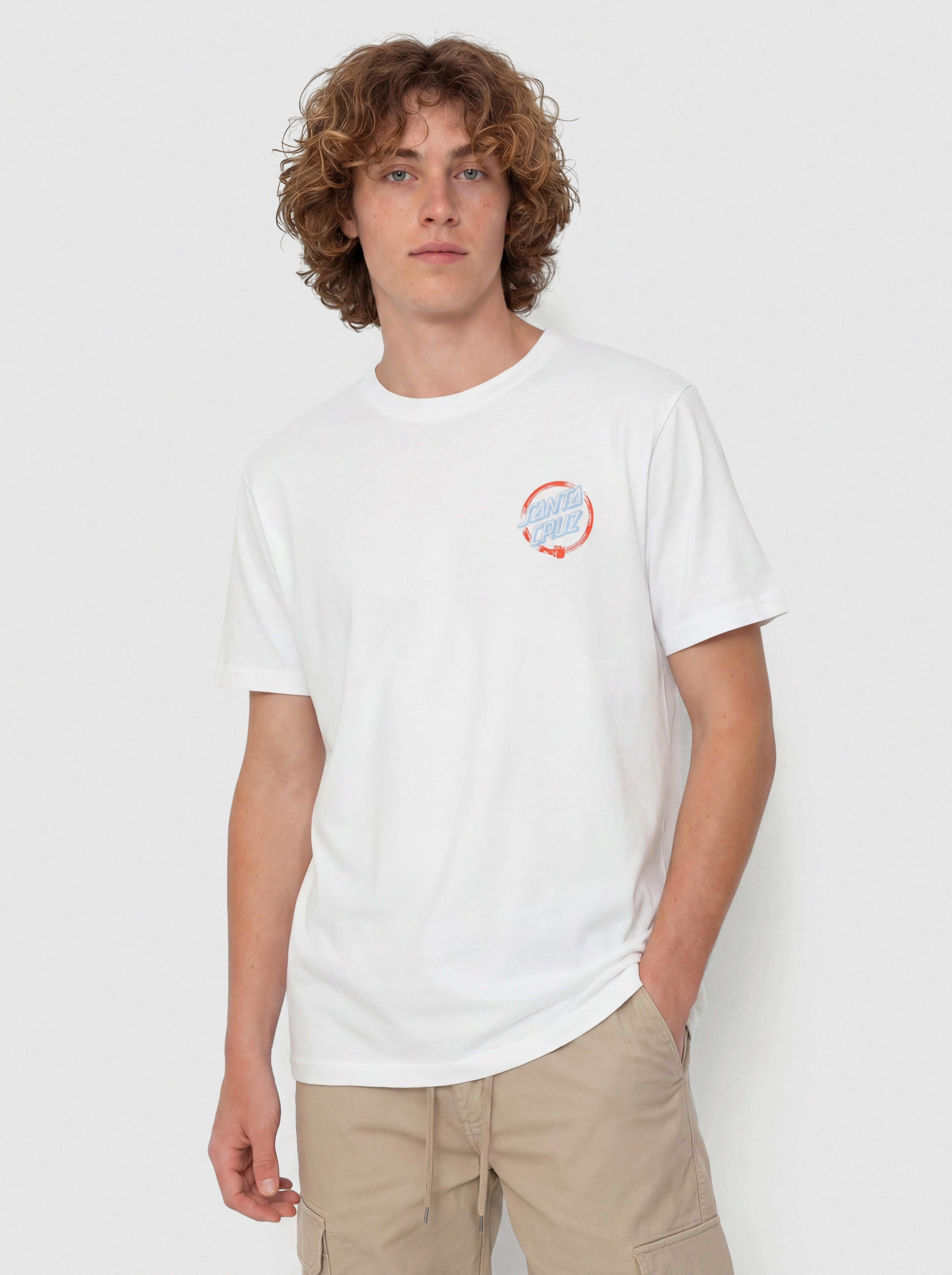 Santa Cruz Mako Dot Póló (white)