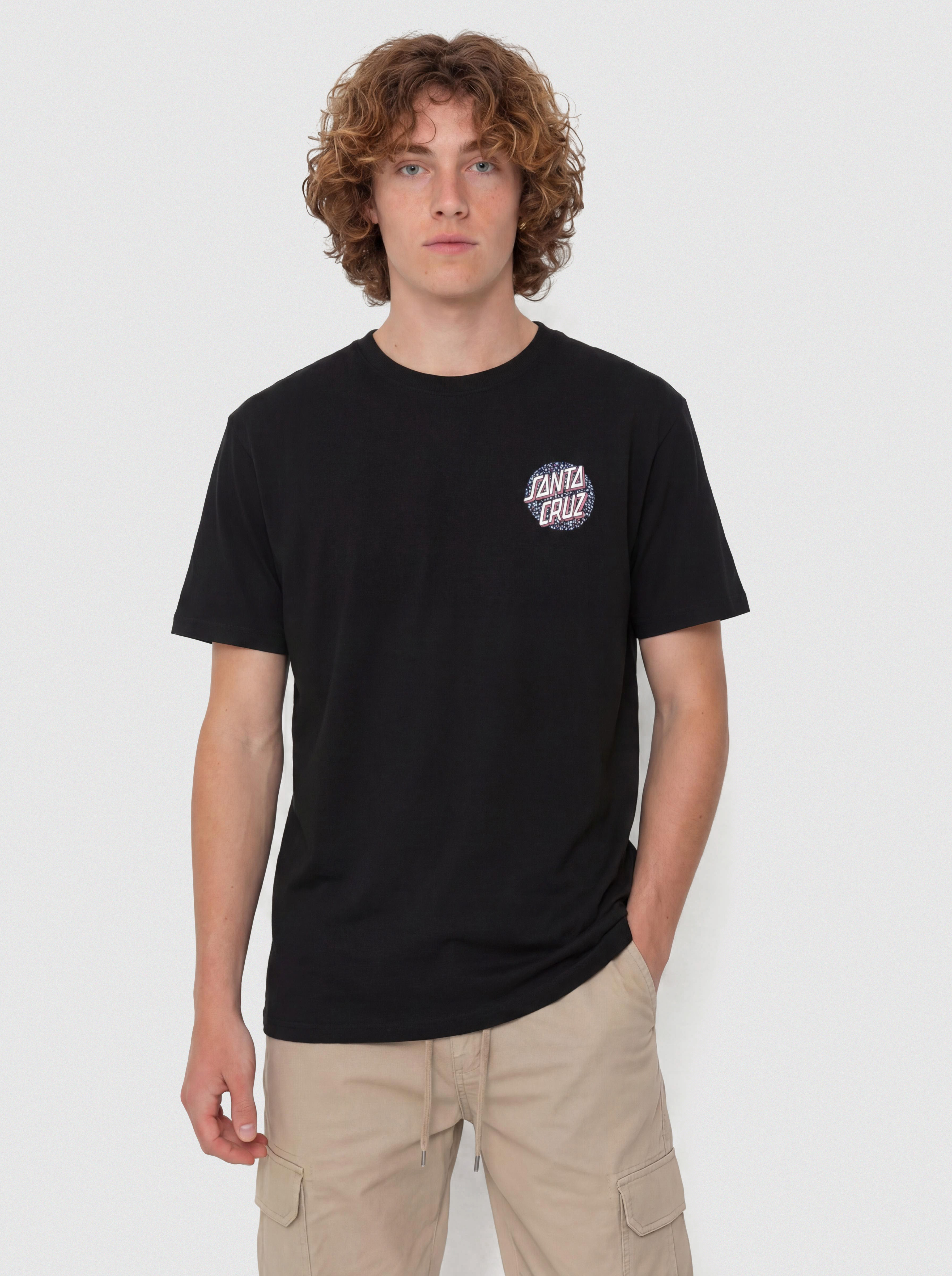Santa Cruz Control Dot Póló (black)