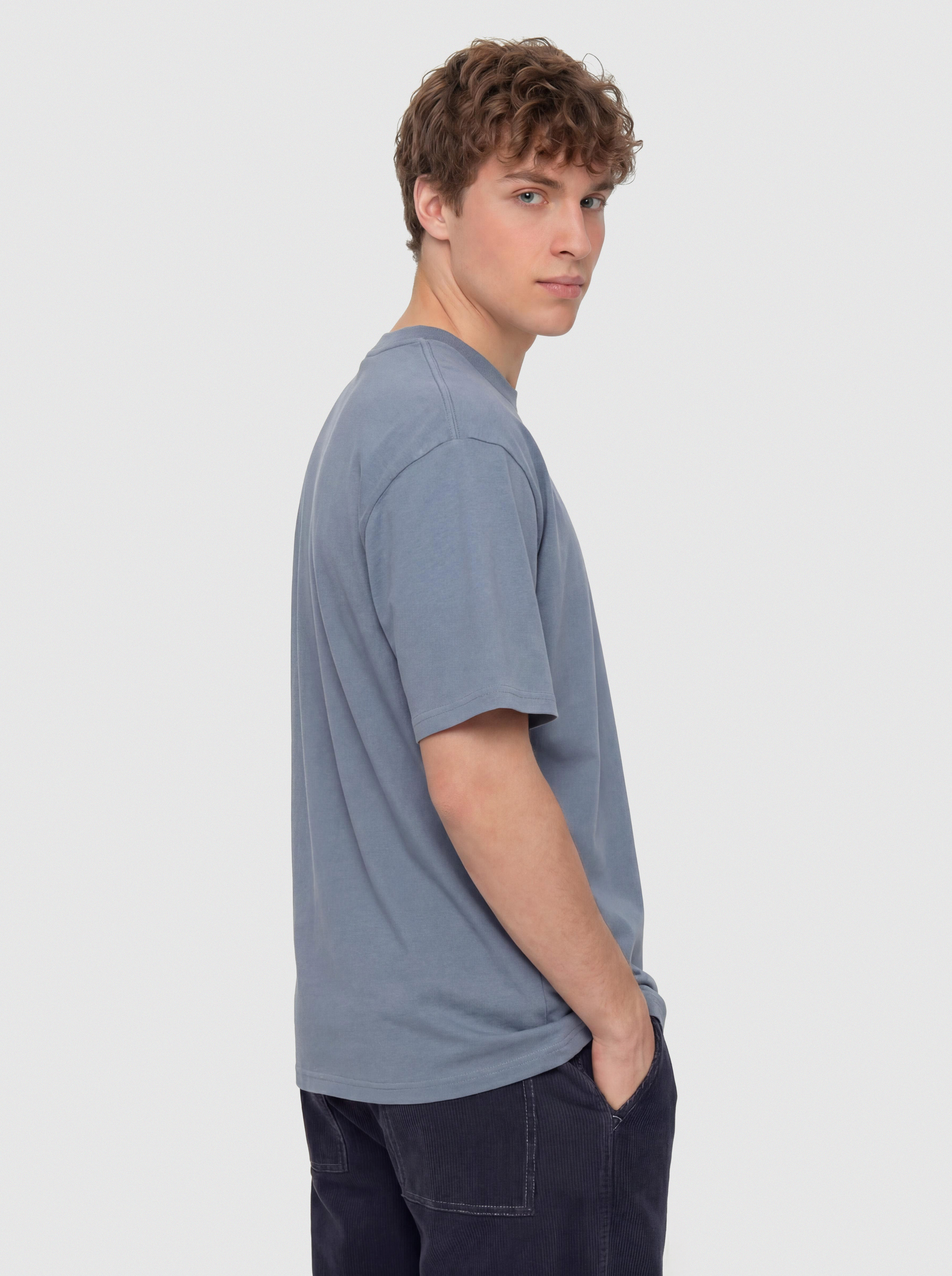 Carhartt WIP Madison Póló (shady blue/white)