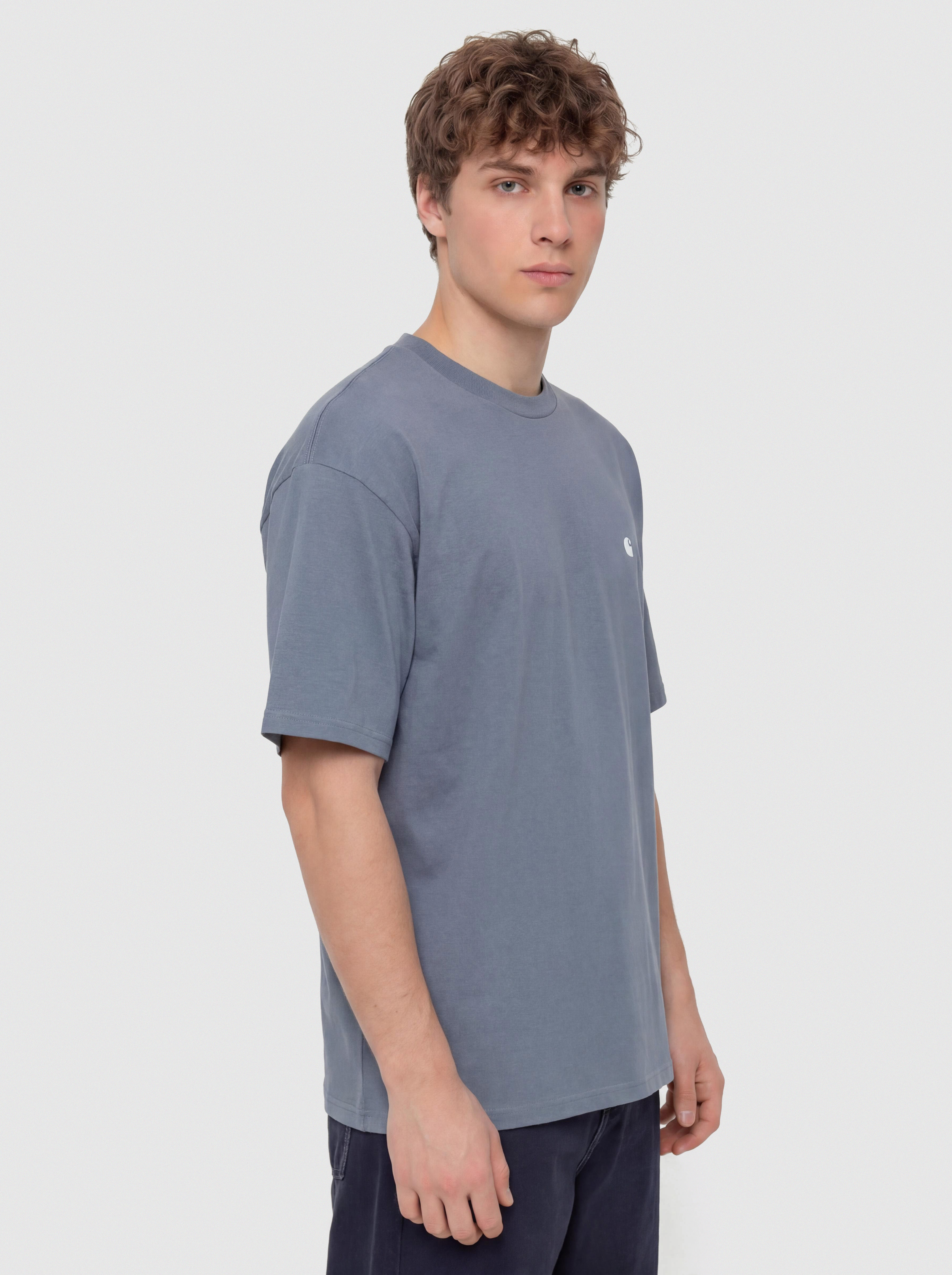 Carhartt WIP Madison Póló (shady blue/white)