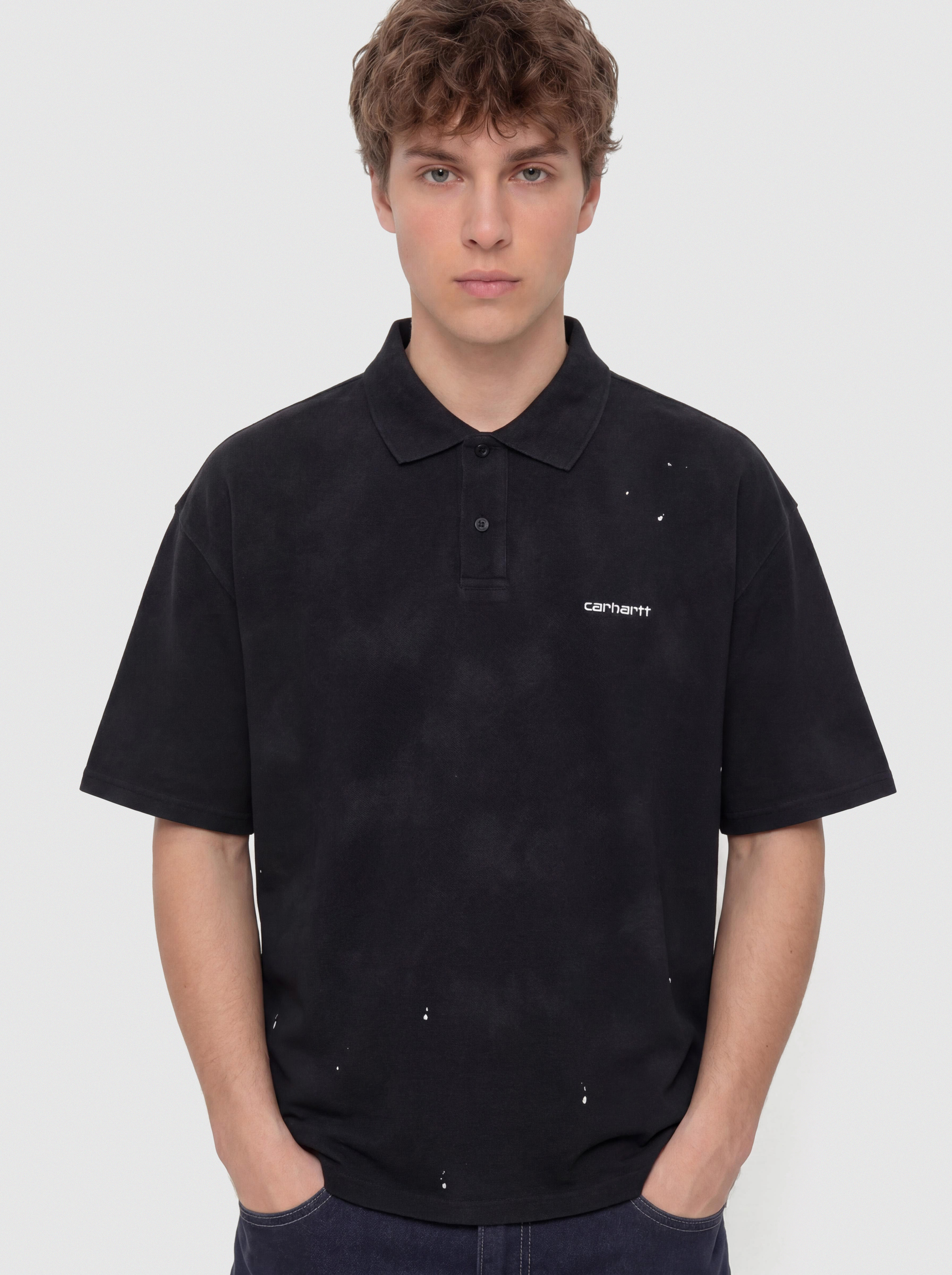 Carhartt WIP Painter Polo Póló (black)