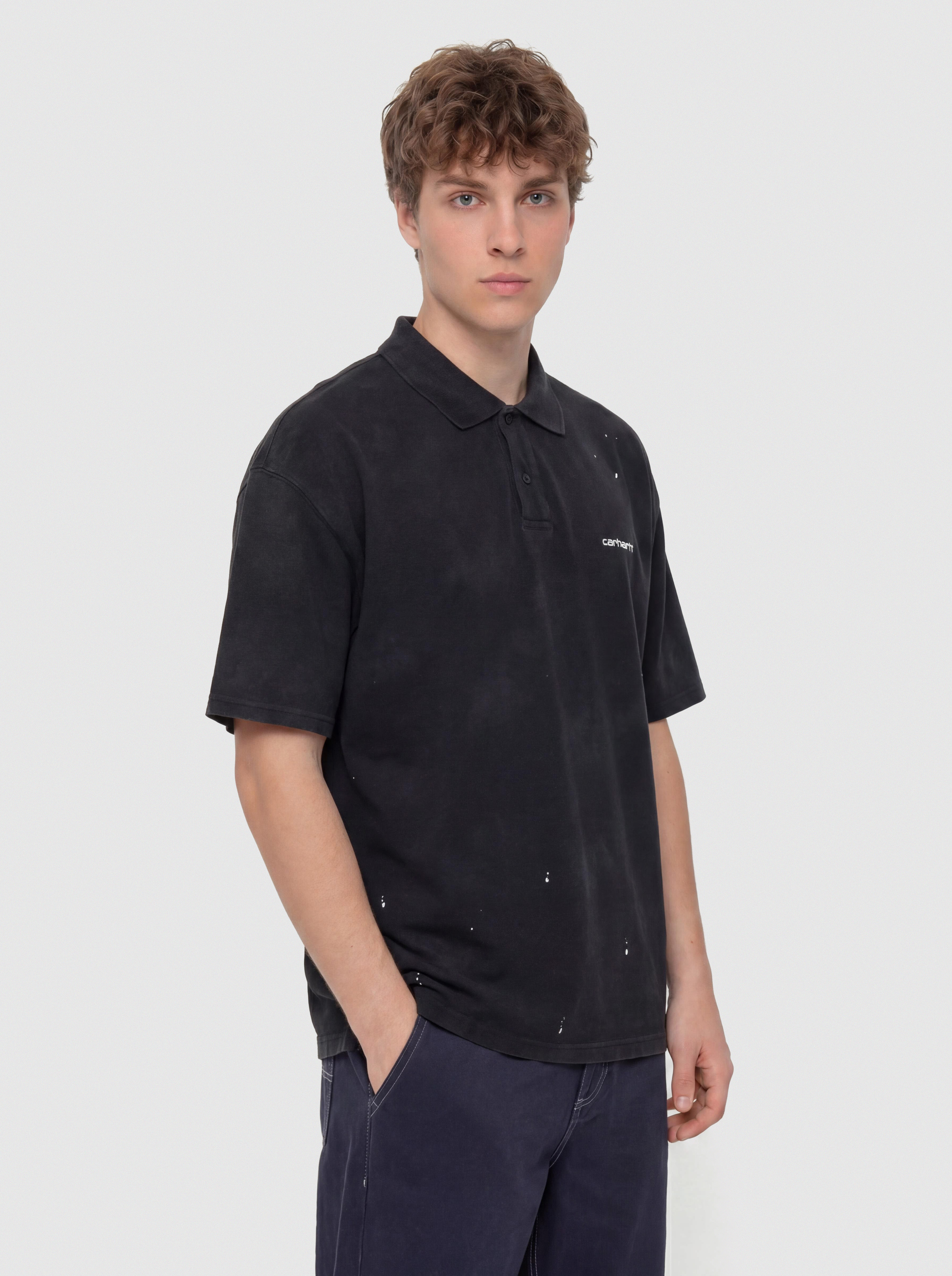 Carhartt WIP Painter Polo Póló (black)