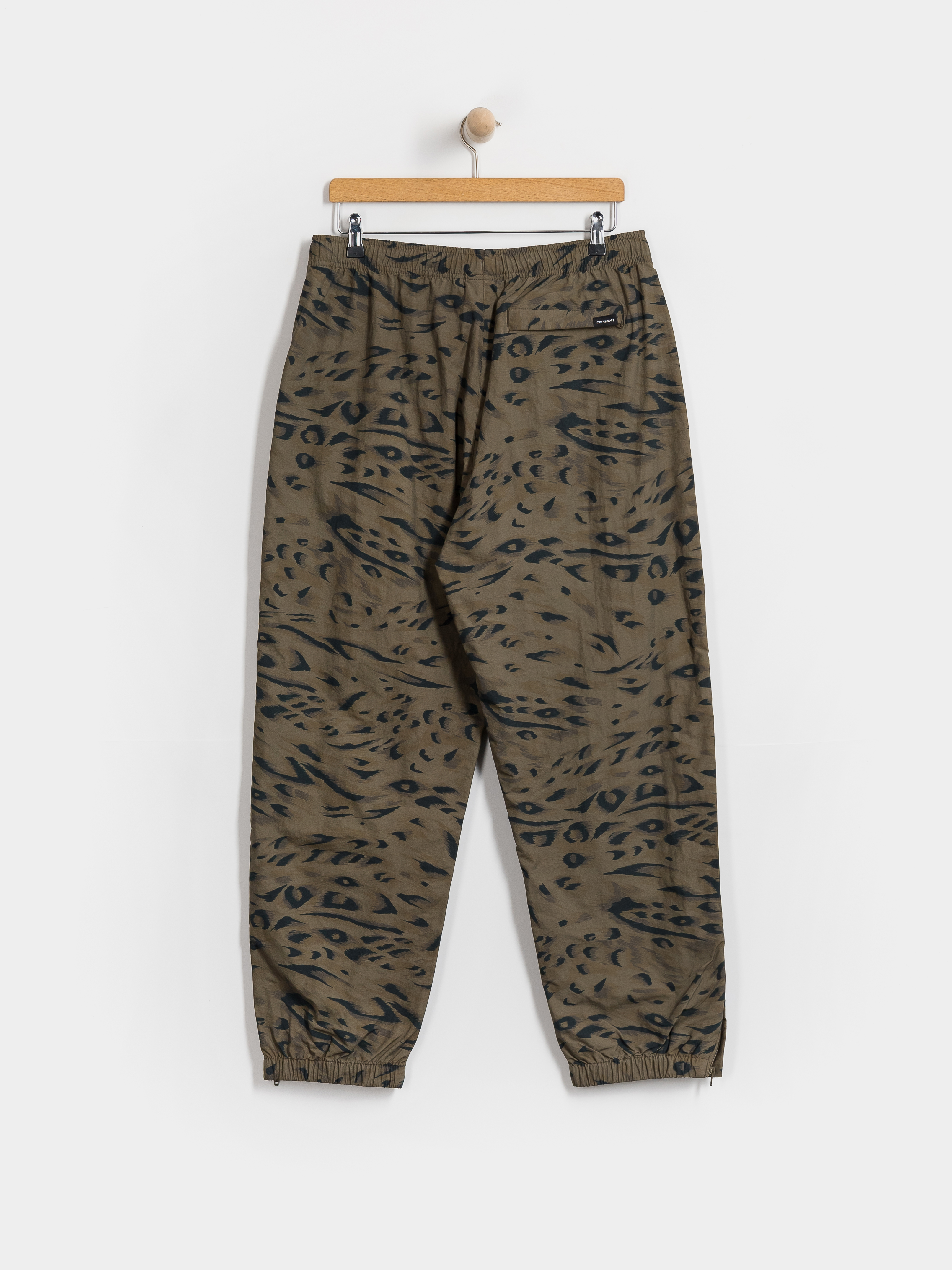 Carhartt WIP Travon Kisnadrág (duck feather print cypress/black)