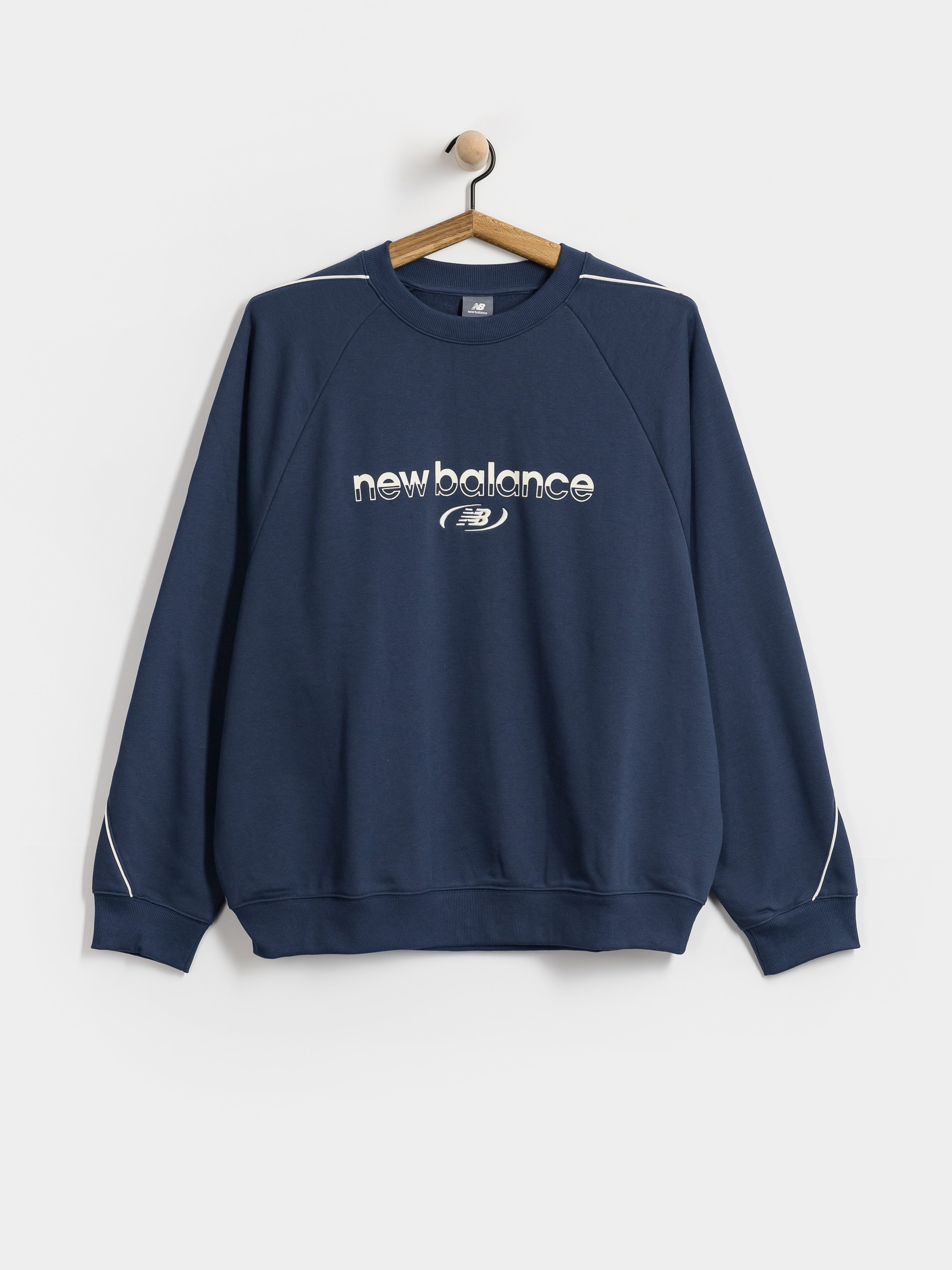 New Balance Trackside French Terry Pulóver (navy)
