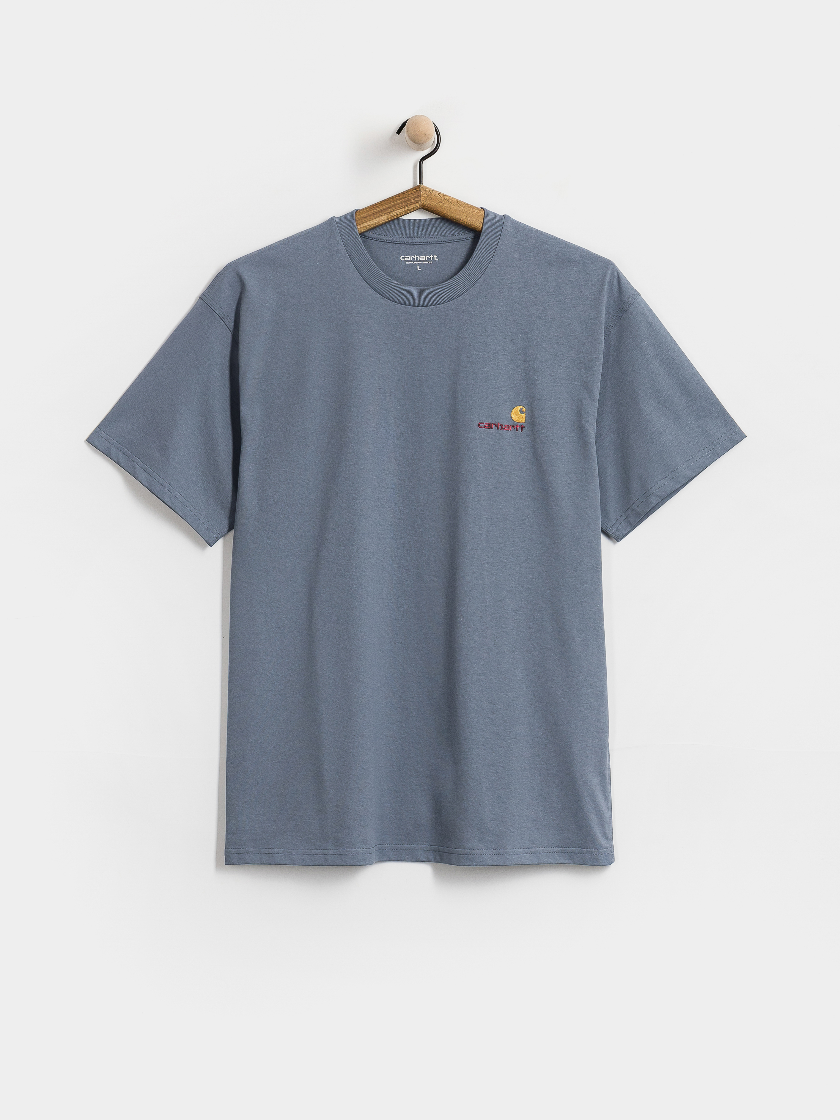 Carhartt WIP American Script Póló (shady blue)