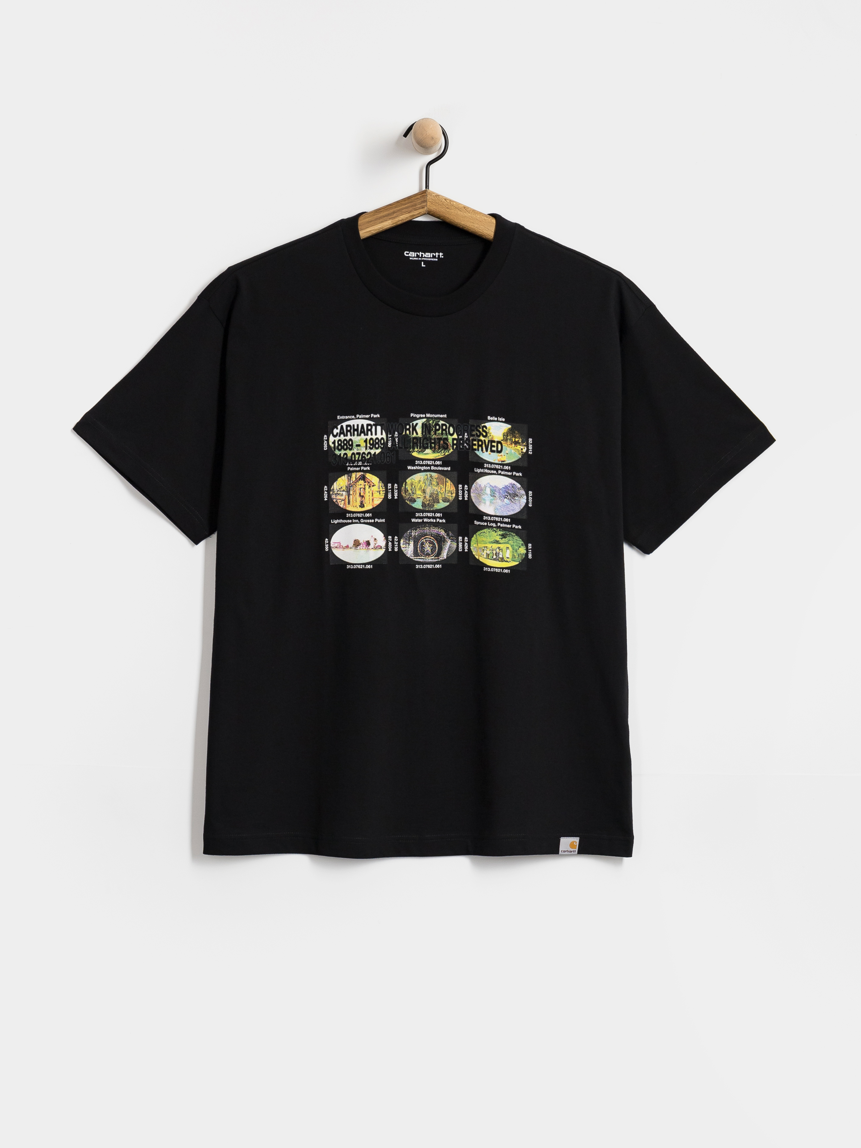 Póló Carhartt WIP Coordinates (black)