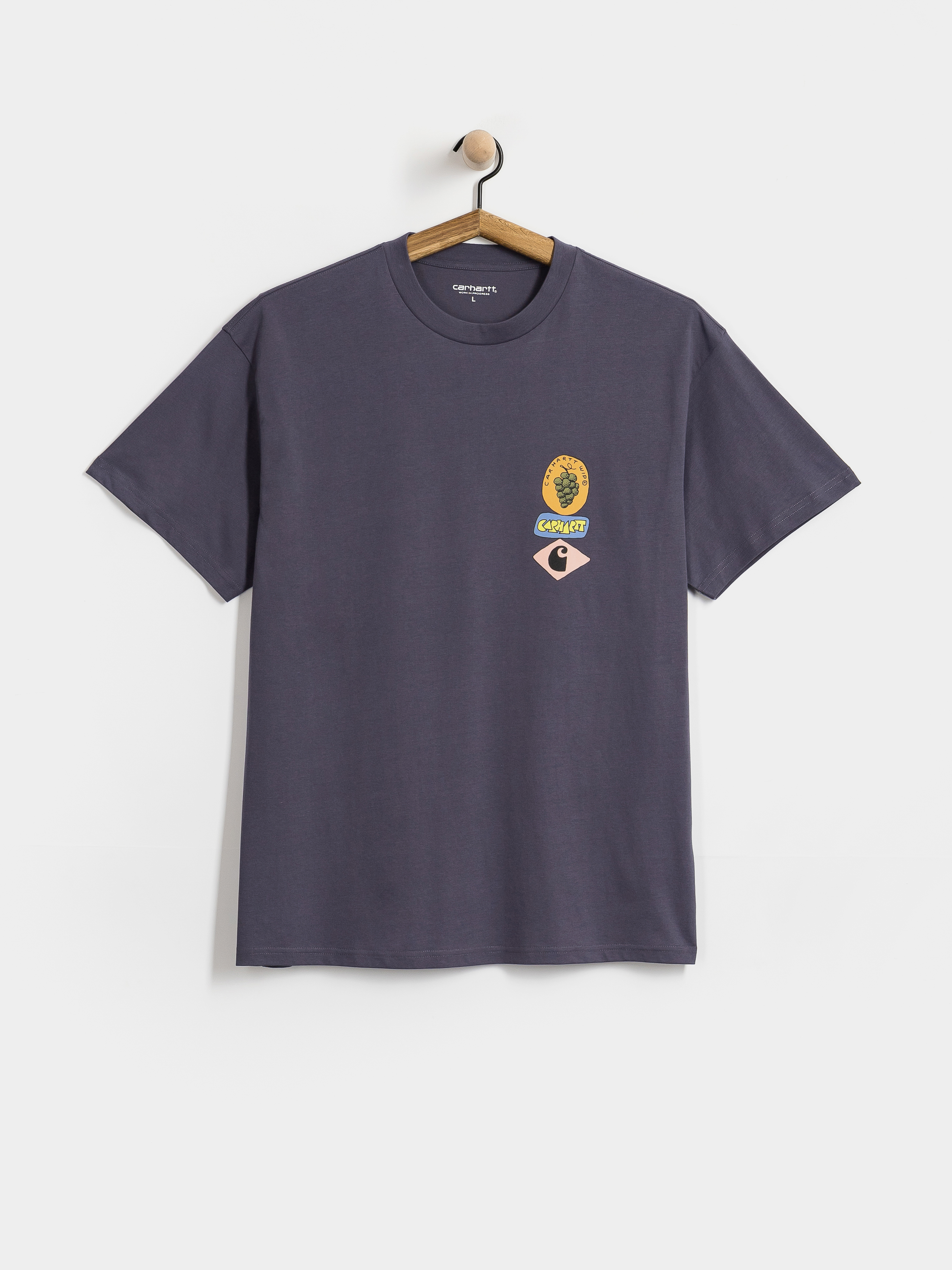 Póló Carhartt WIP Stacked Grapes (shady purple)