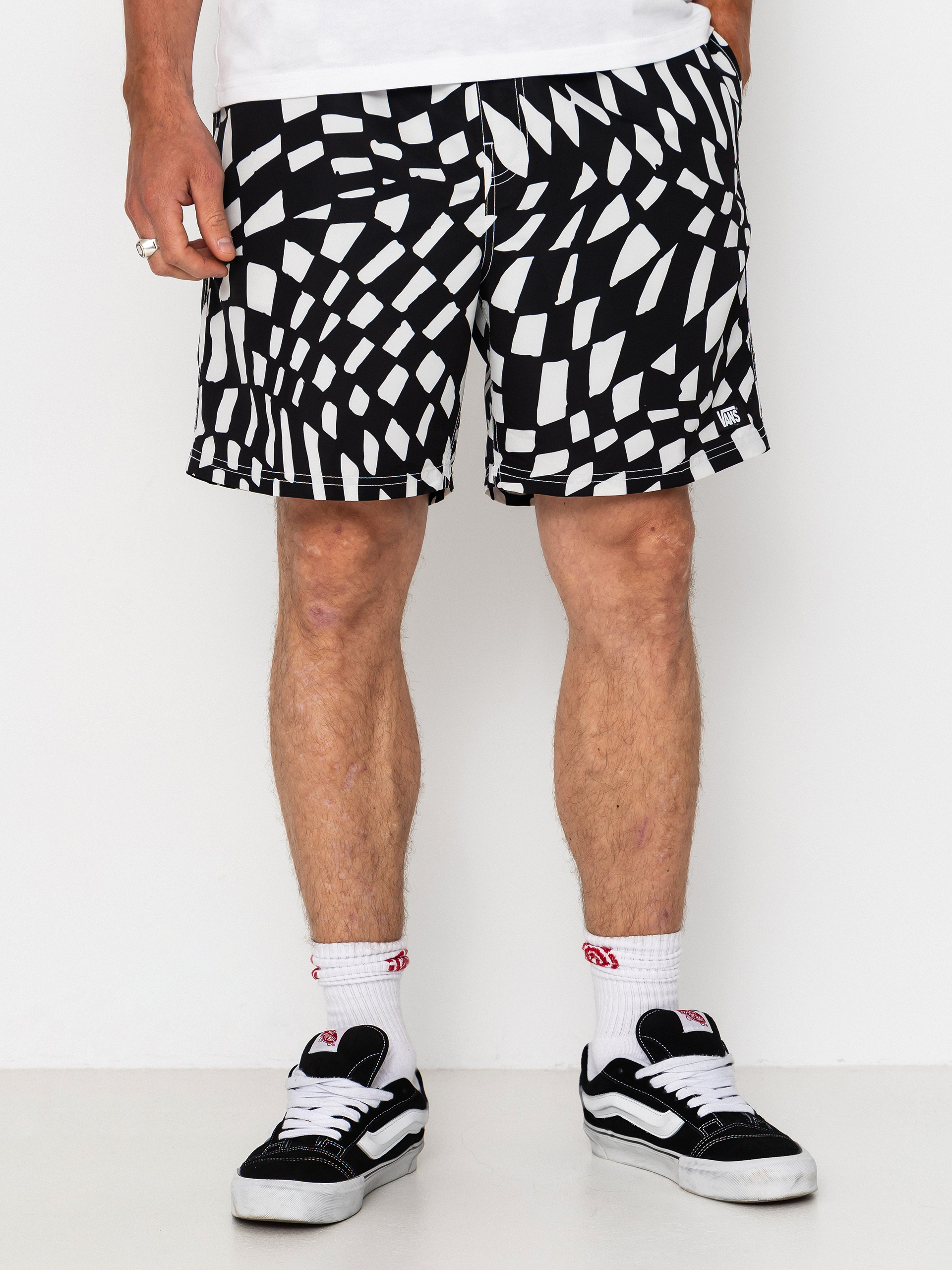 Vans Primary II Elastic Printed Boardshort (black/white)