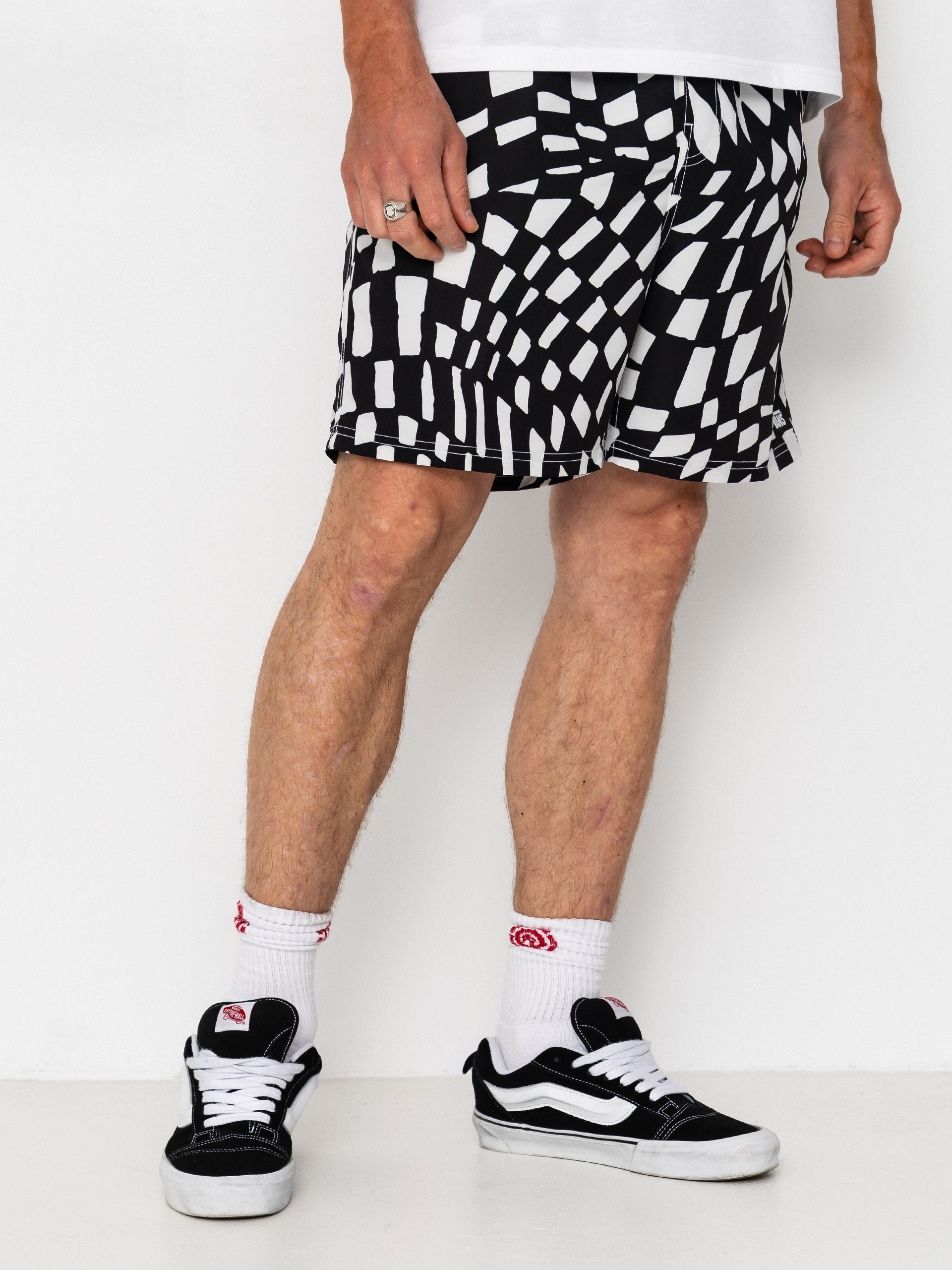 Vans Primary II Elastic Printed Boardshort (black/white)