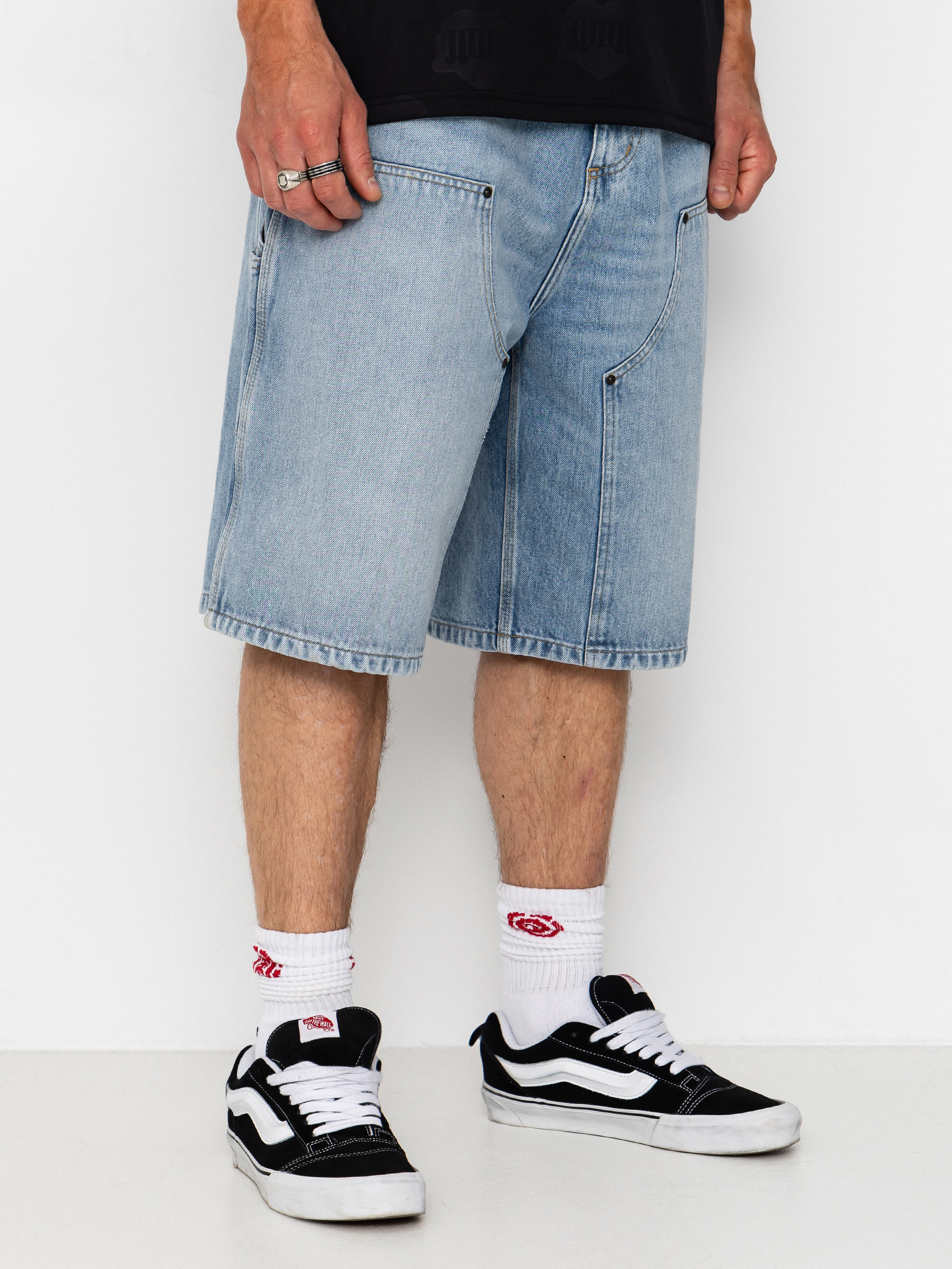 Carhartt WIP OG Double Knee Rövidnadrág (blue heavy worn bleached)