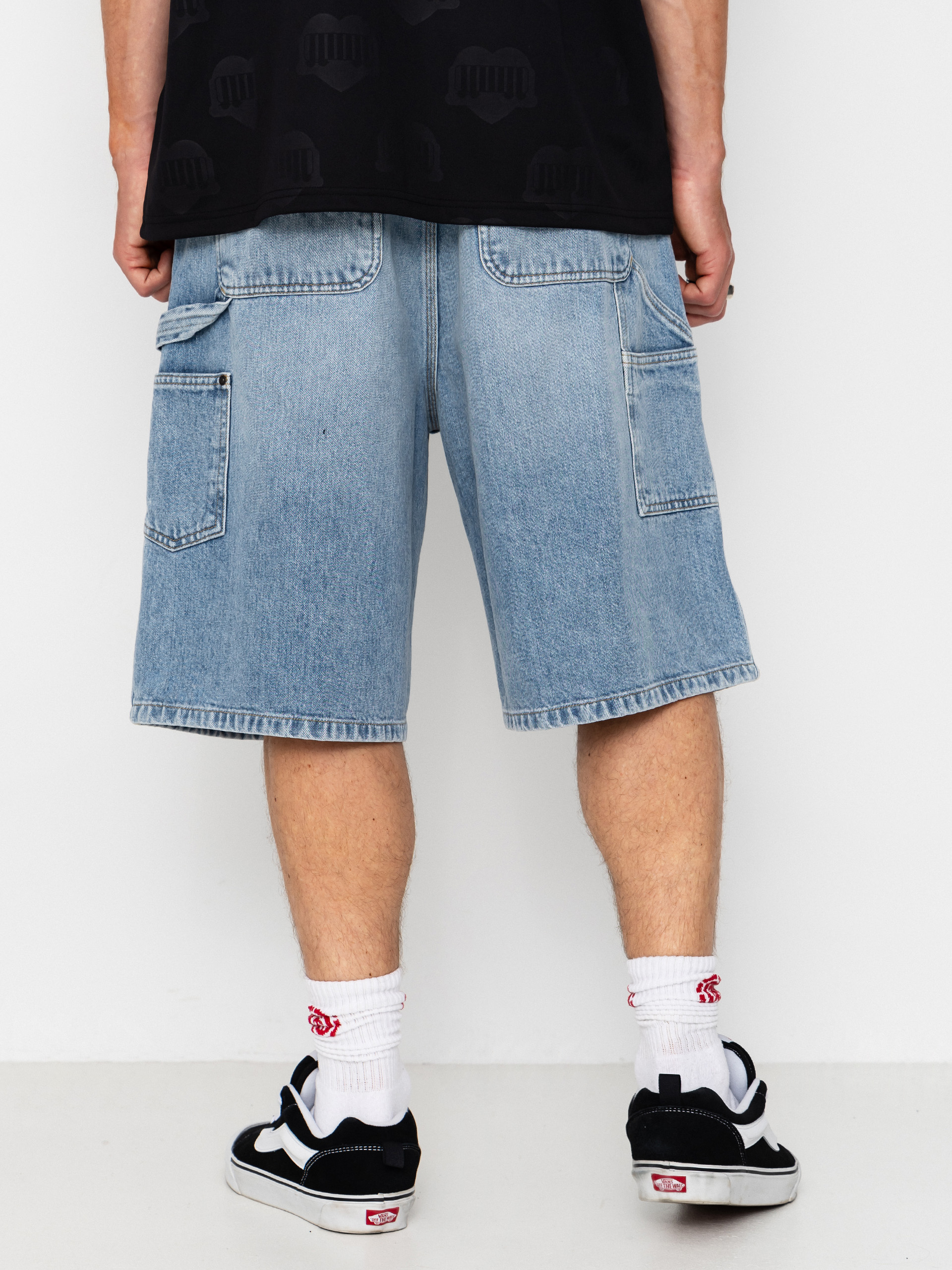 Carhartt WIP OG Double Knee Rövidnadrág (blue heavy worn bleached)