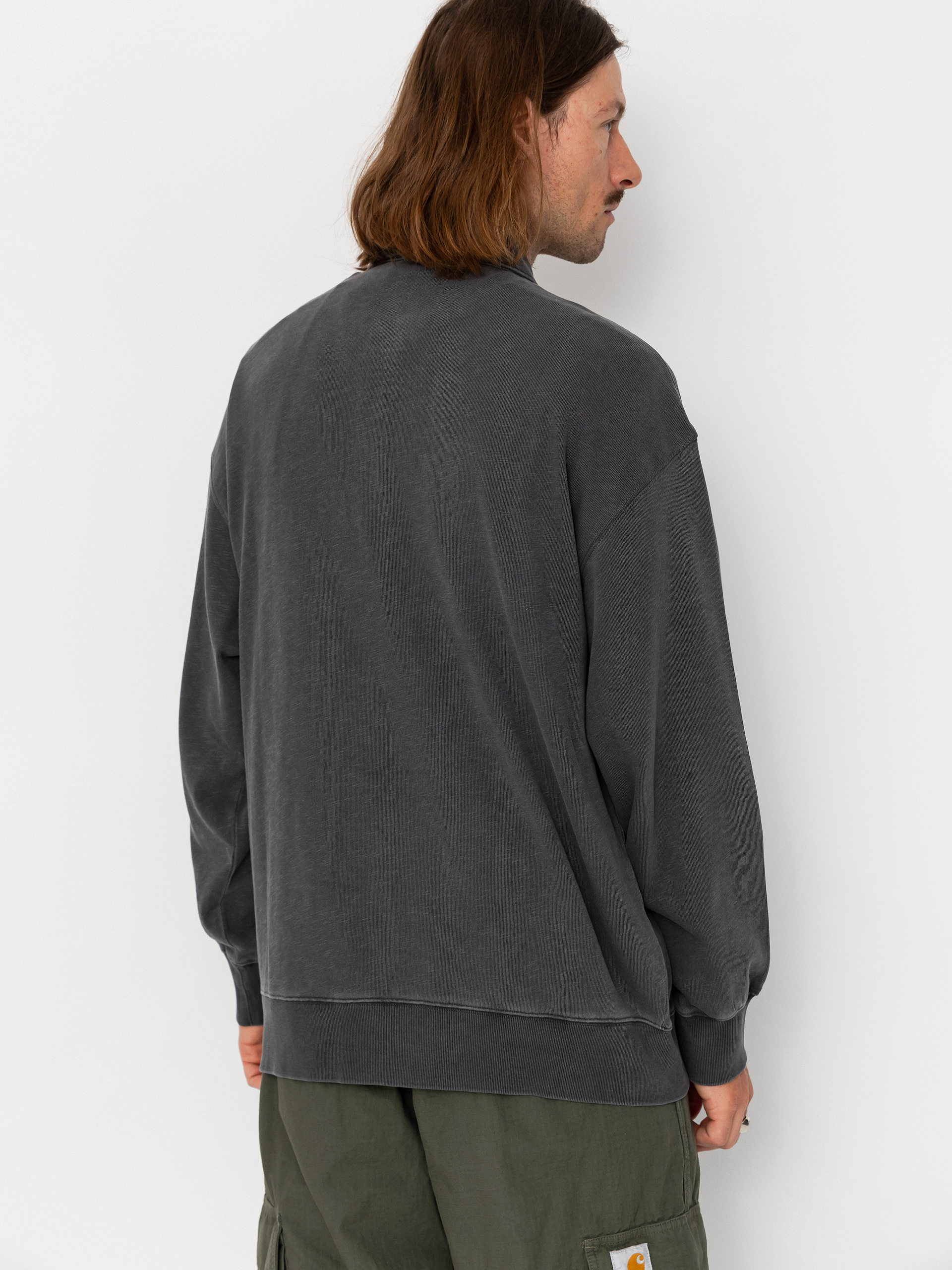 Pulóver Carhartt WIP Harper Polo (black)