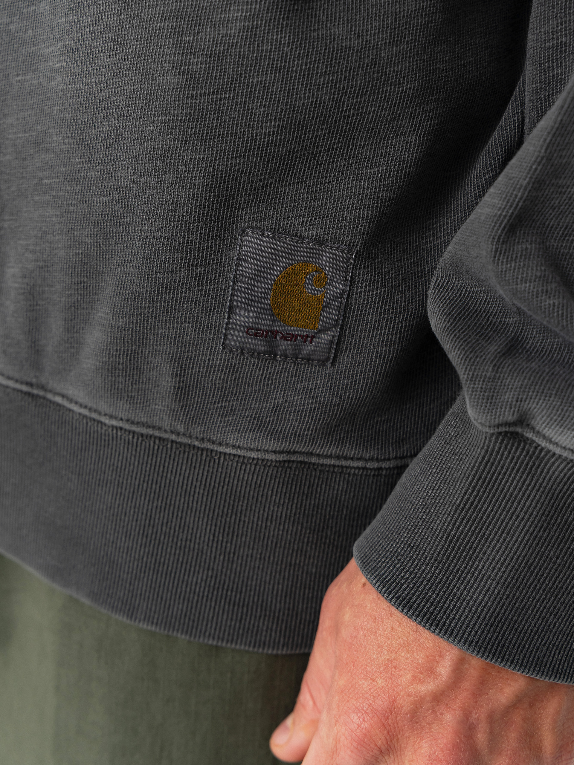 Pulóver Carhartt WIP Harper Polo (black)