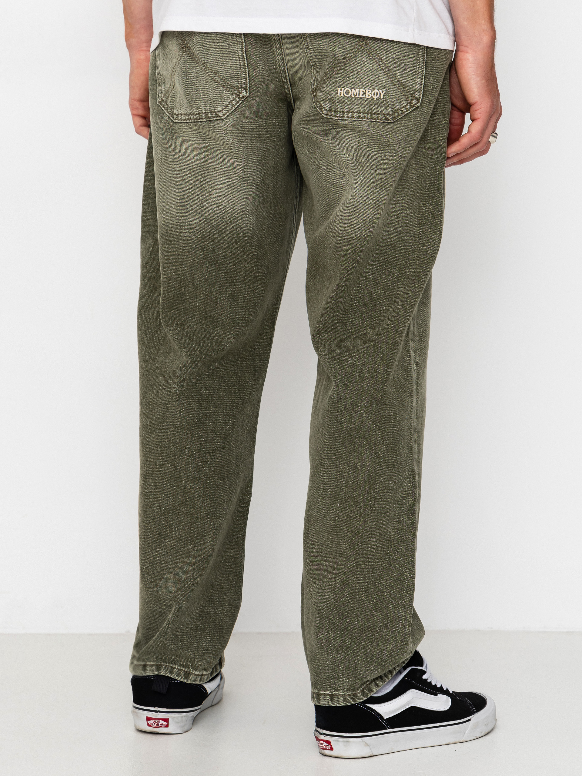 Kisnadrág Homeboy X Tra Baggy Dye Denim (washed green)