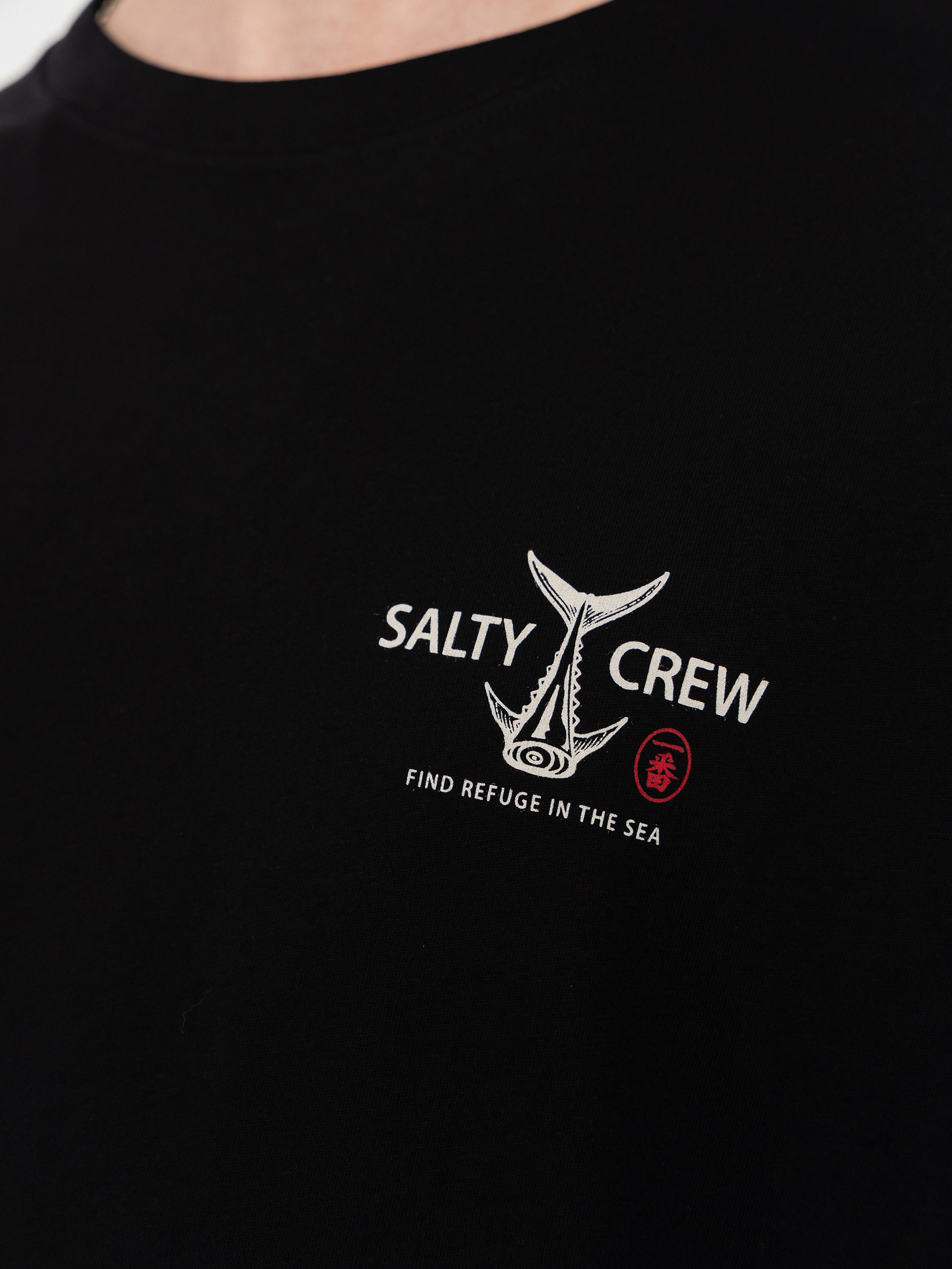 Hosszú ujjú felső Salty Crew Ichiban (black)