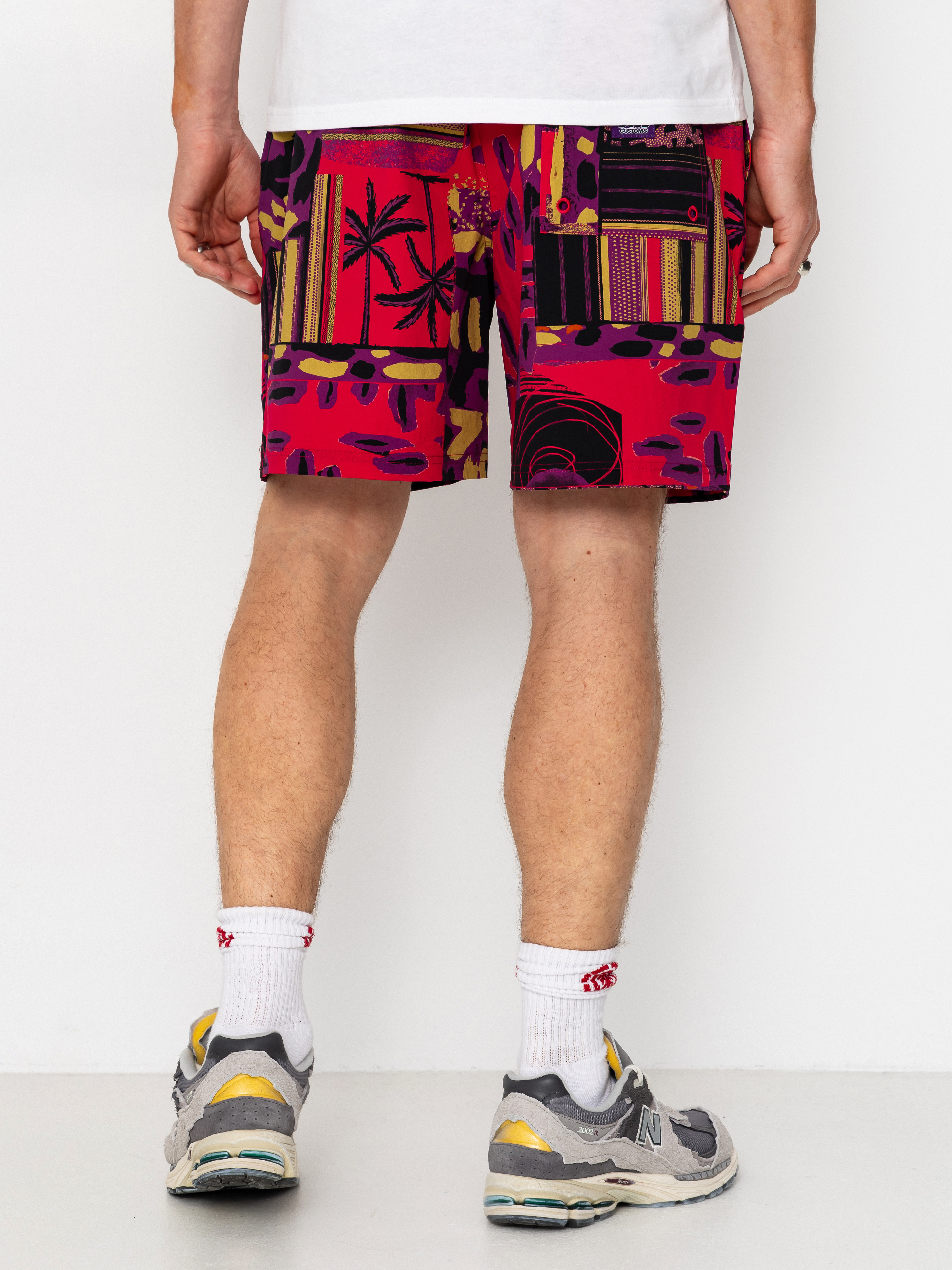 Deus Ex Machina Freamon Swim Rövidnadrág (melon red)