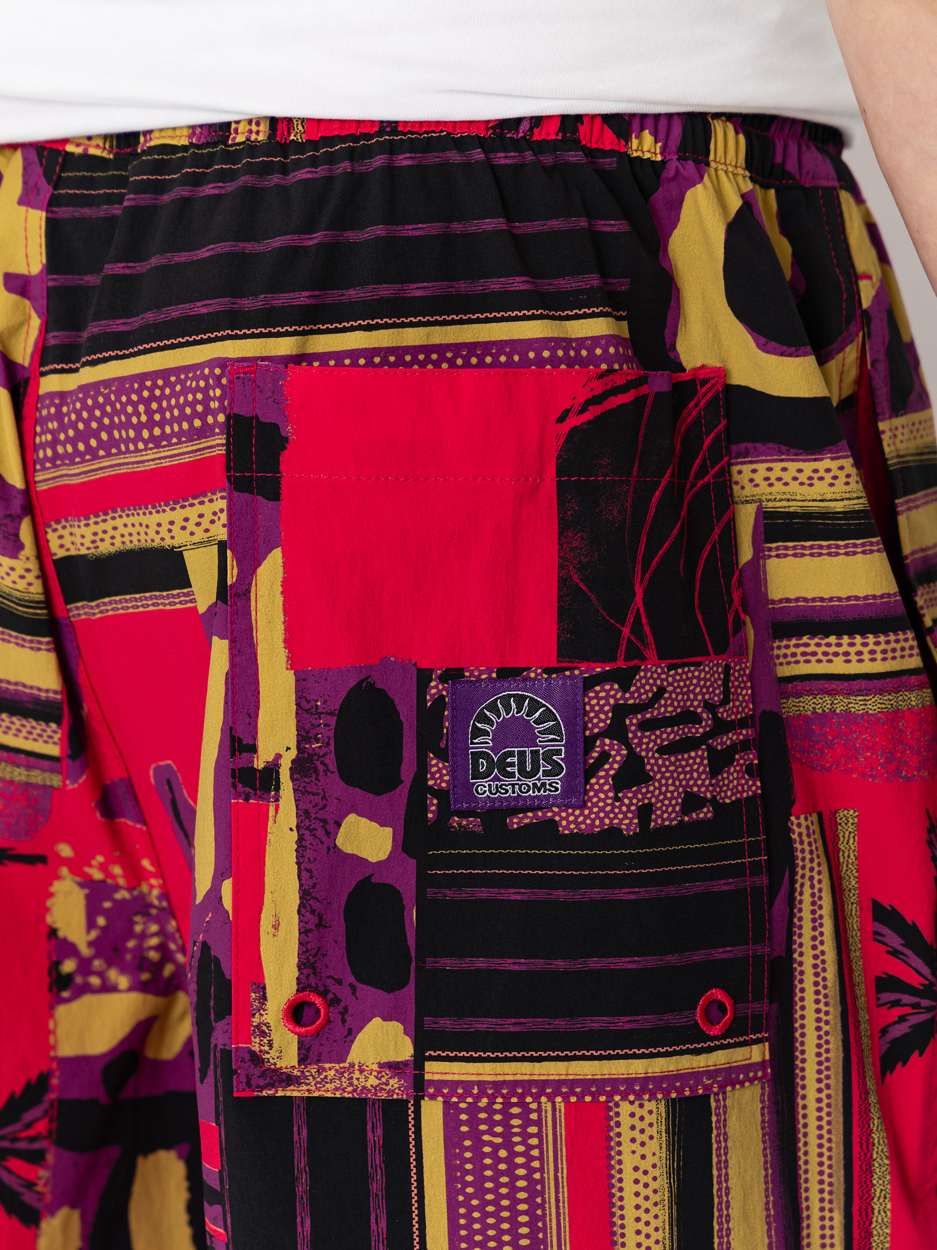 Deus Ex Machina Freamon Swim Rövidnadrág (melon red)