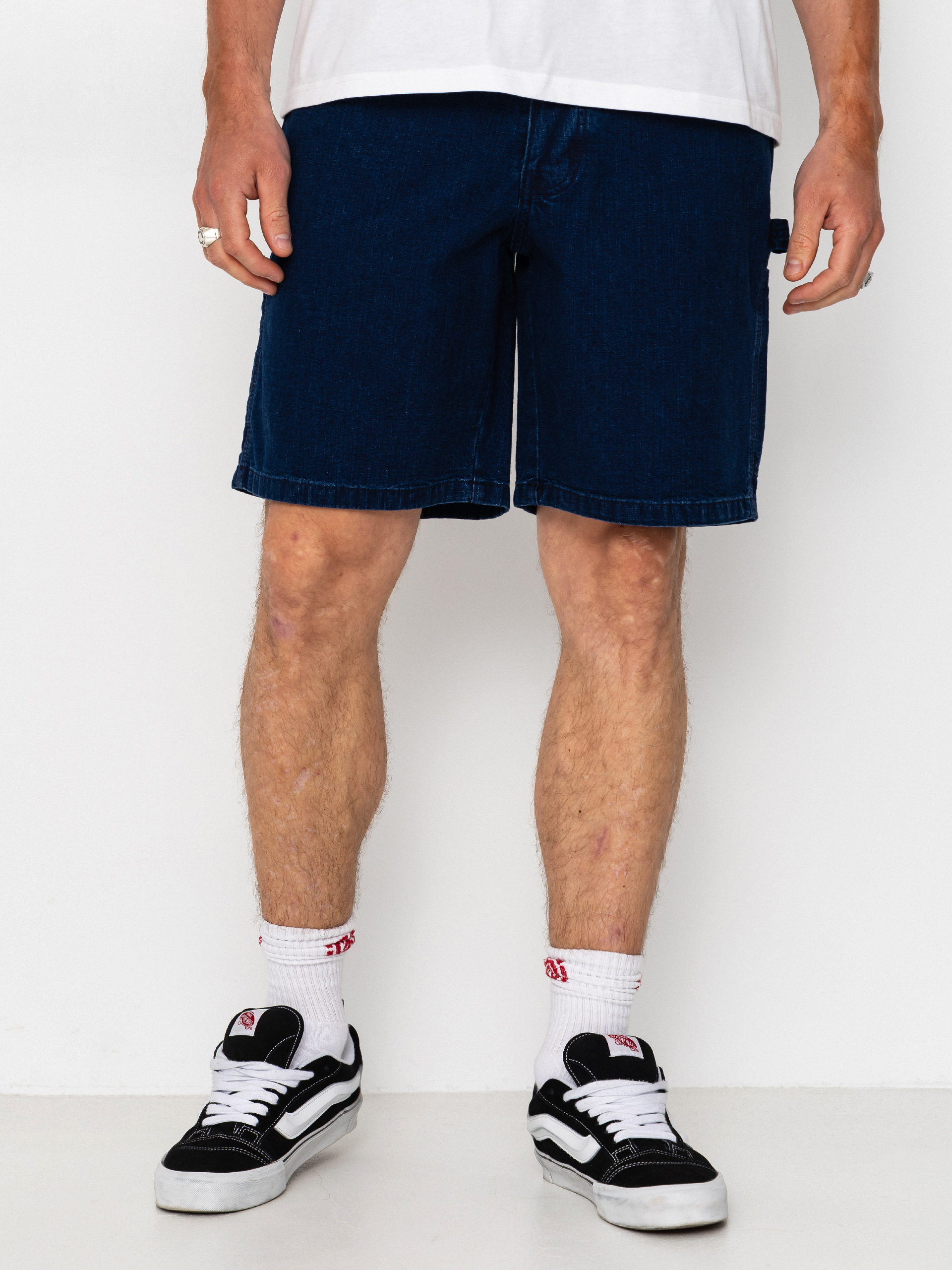 Deus Ex Machina Big Fella Chambray Rövidnadrág (indigo)
