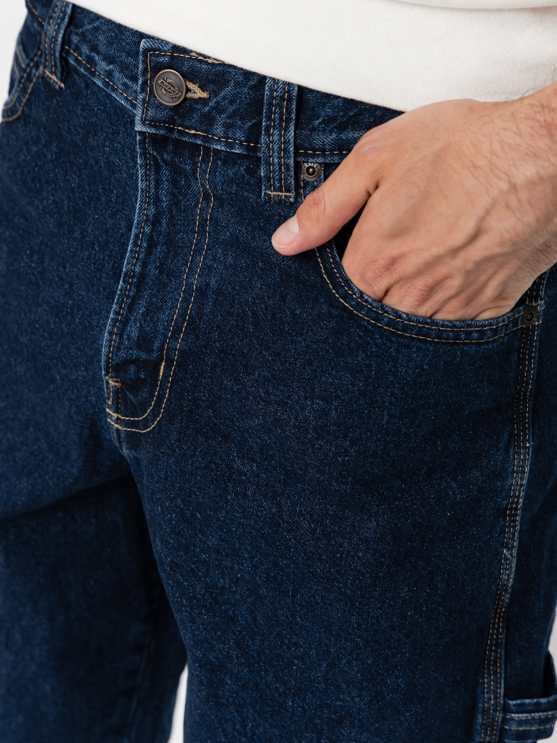 Dickies 993 11 Inch Carpenter Rövidnadrág (dark indigo)