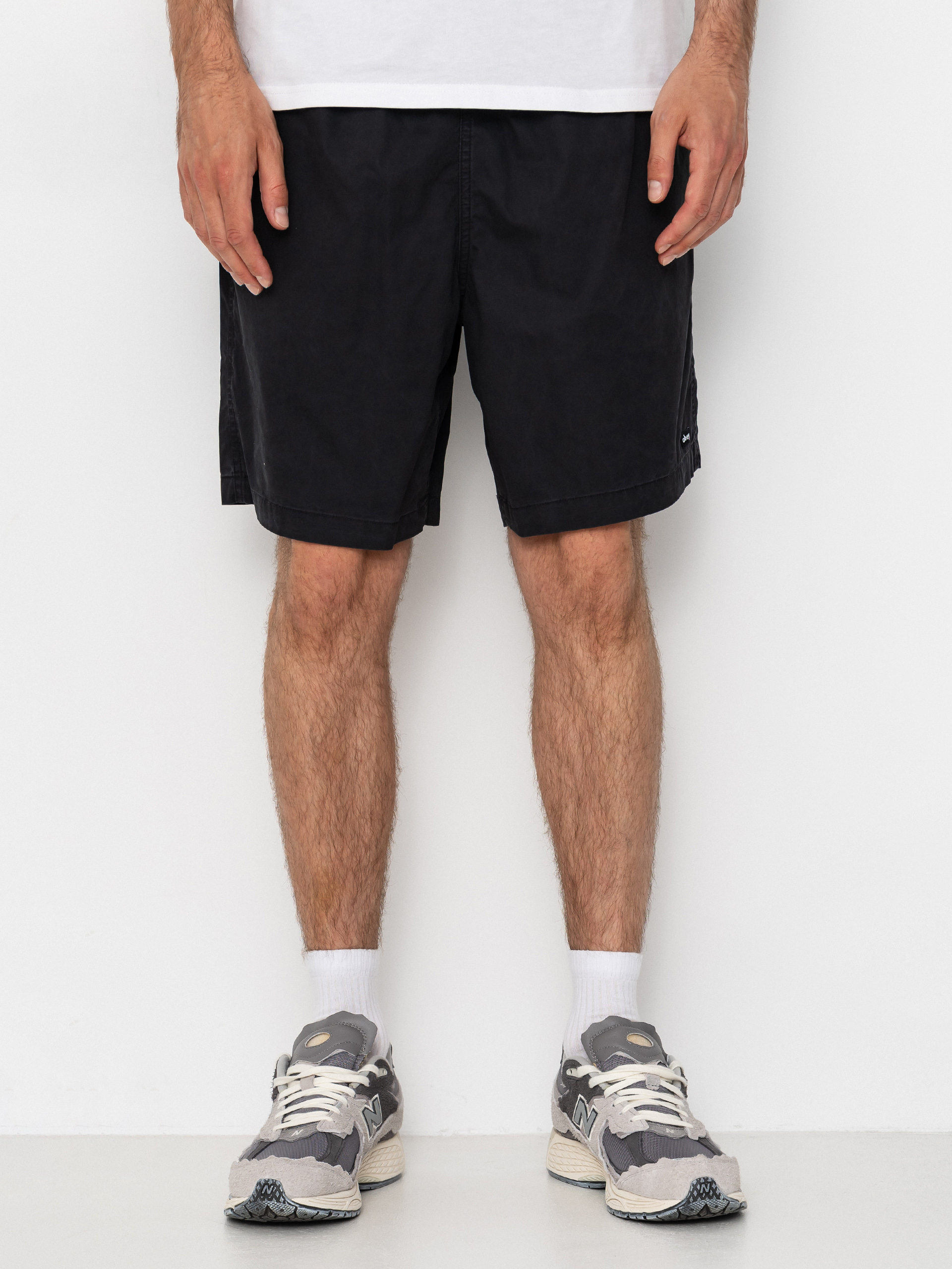 OBEY Easy Trail Ru00f6vidnadru00e1g (black faded wash)