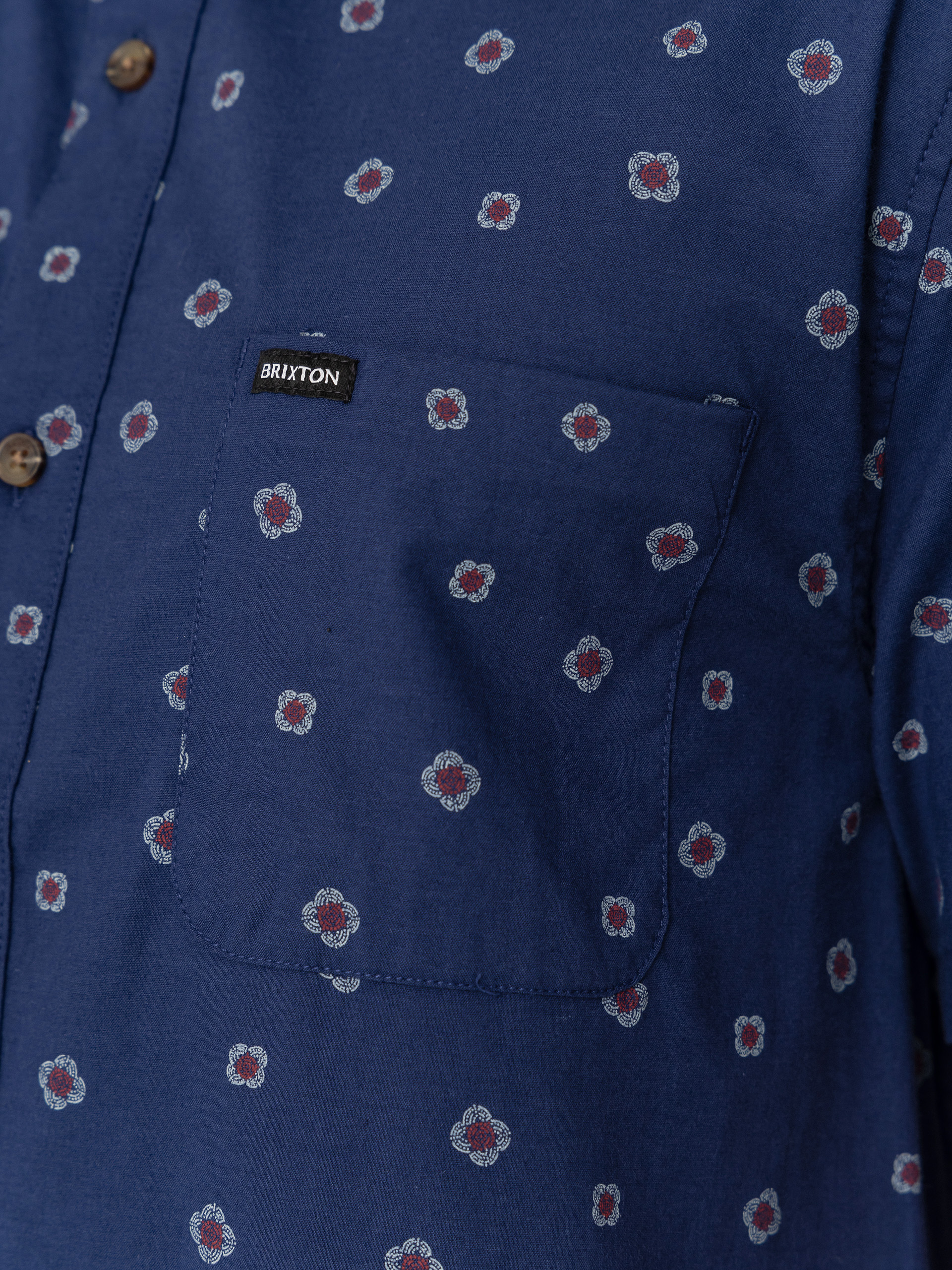 Brixton Charter Print Ing (midnight blue geo)