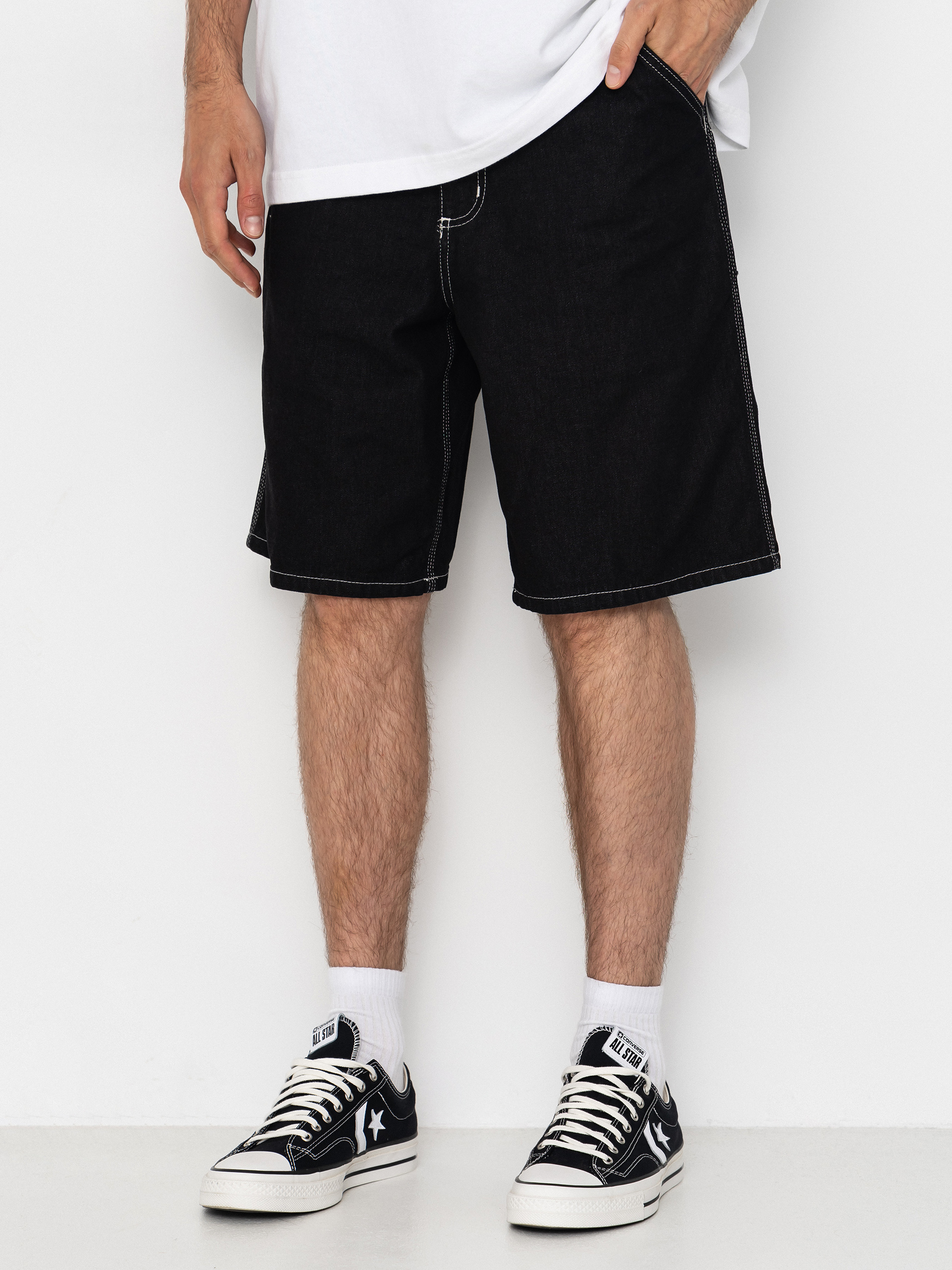 Rövidnadrág Carhartt WIP Simple (black one wash)