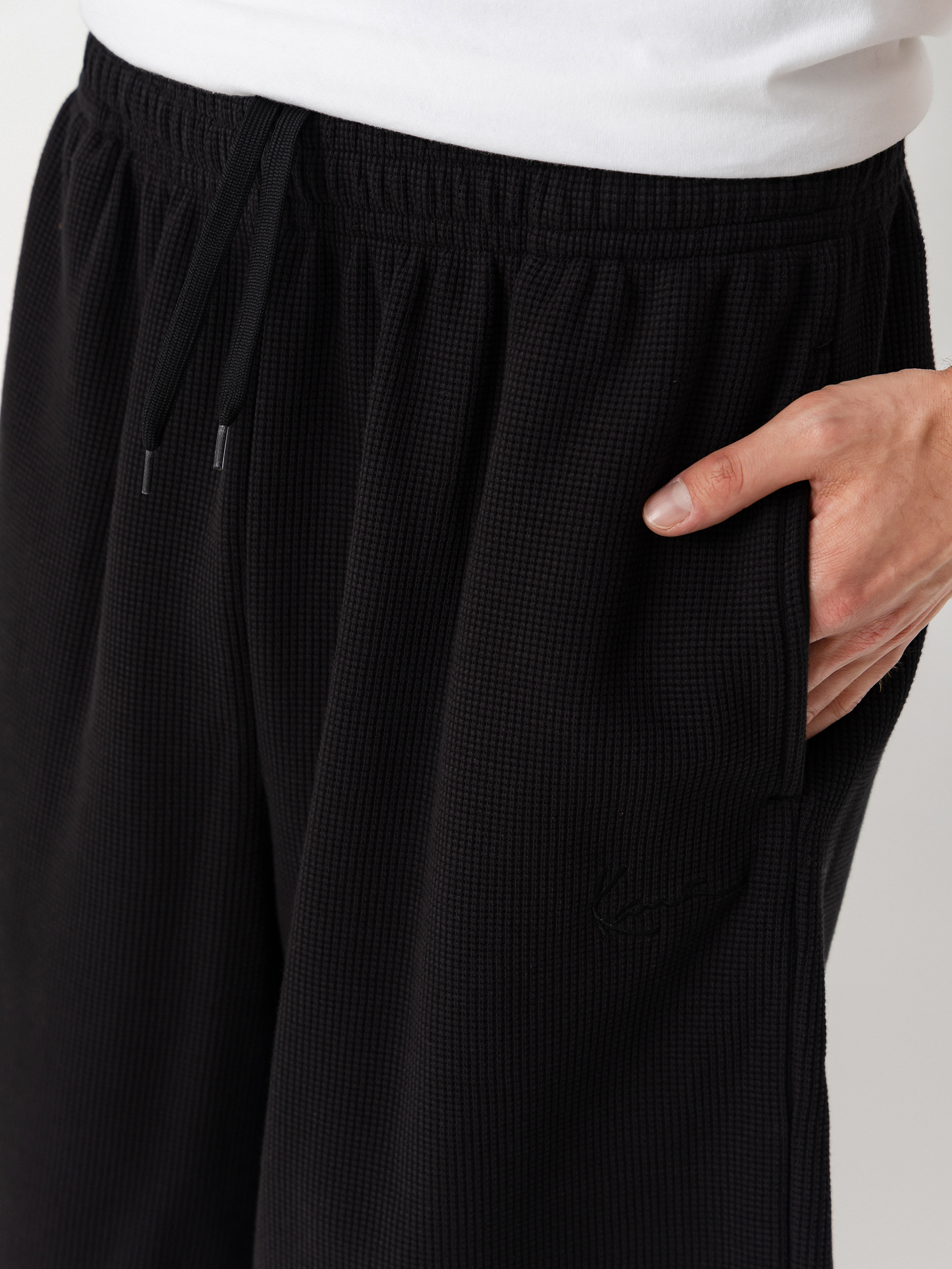 Karl Kani Signature Waffle Rövidnadrág (black)