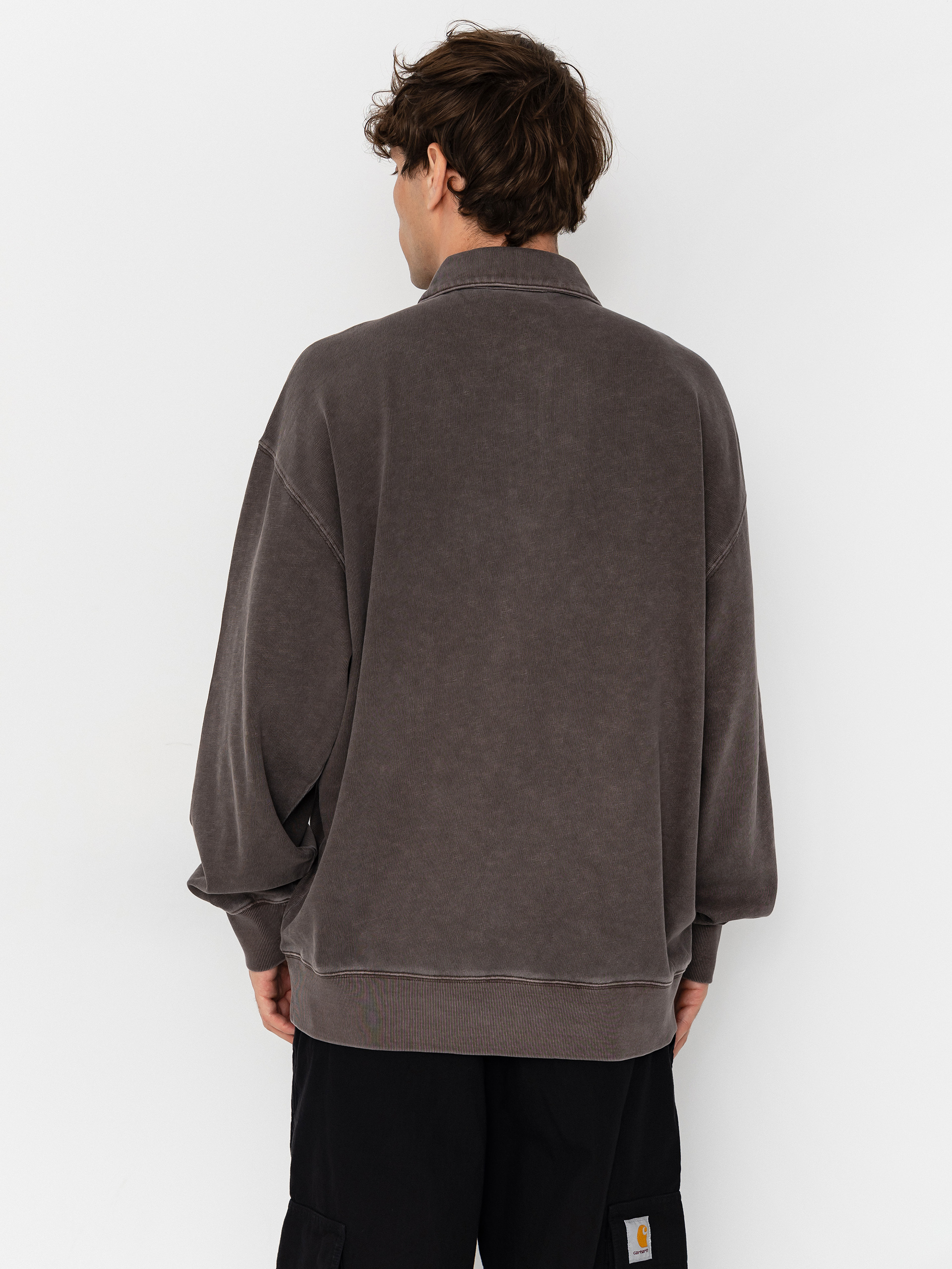 Pulóver Carhartt WIP Harper Polo (tobacco)
