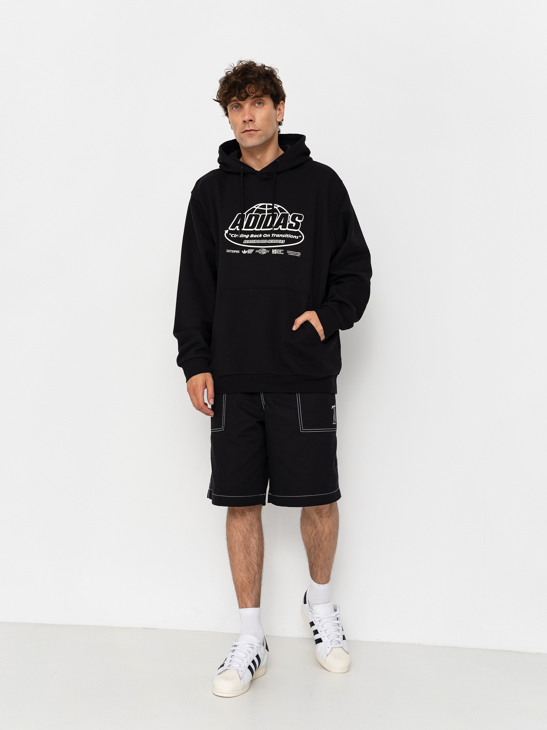 adidas Skt Adi Cor HD Kapucnis pulóver (black)