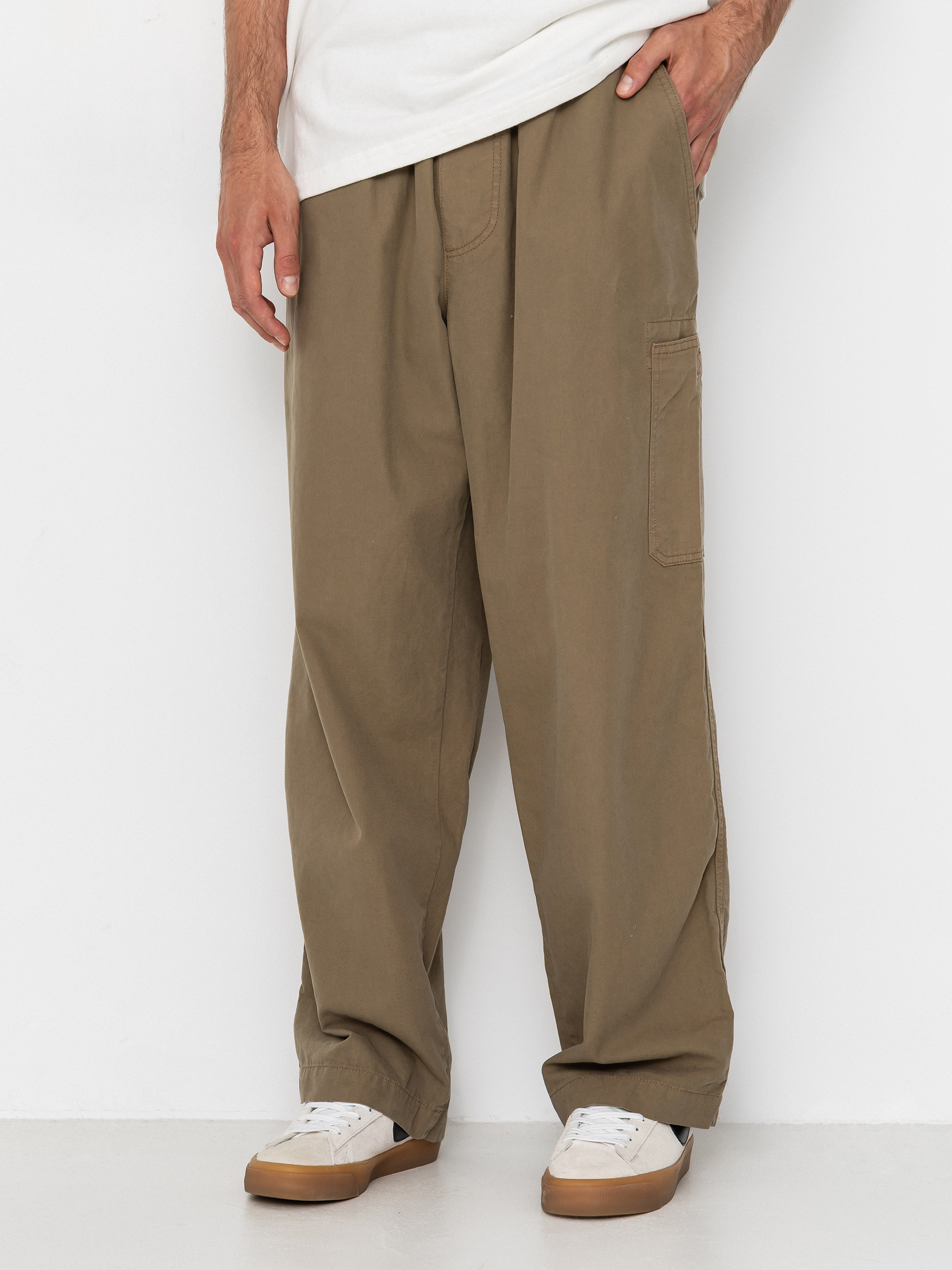 Kisnadrág Polar Skate Kata (khaki green)