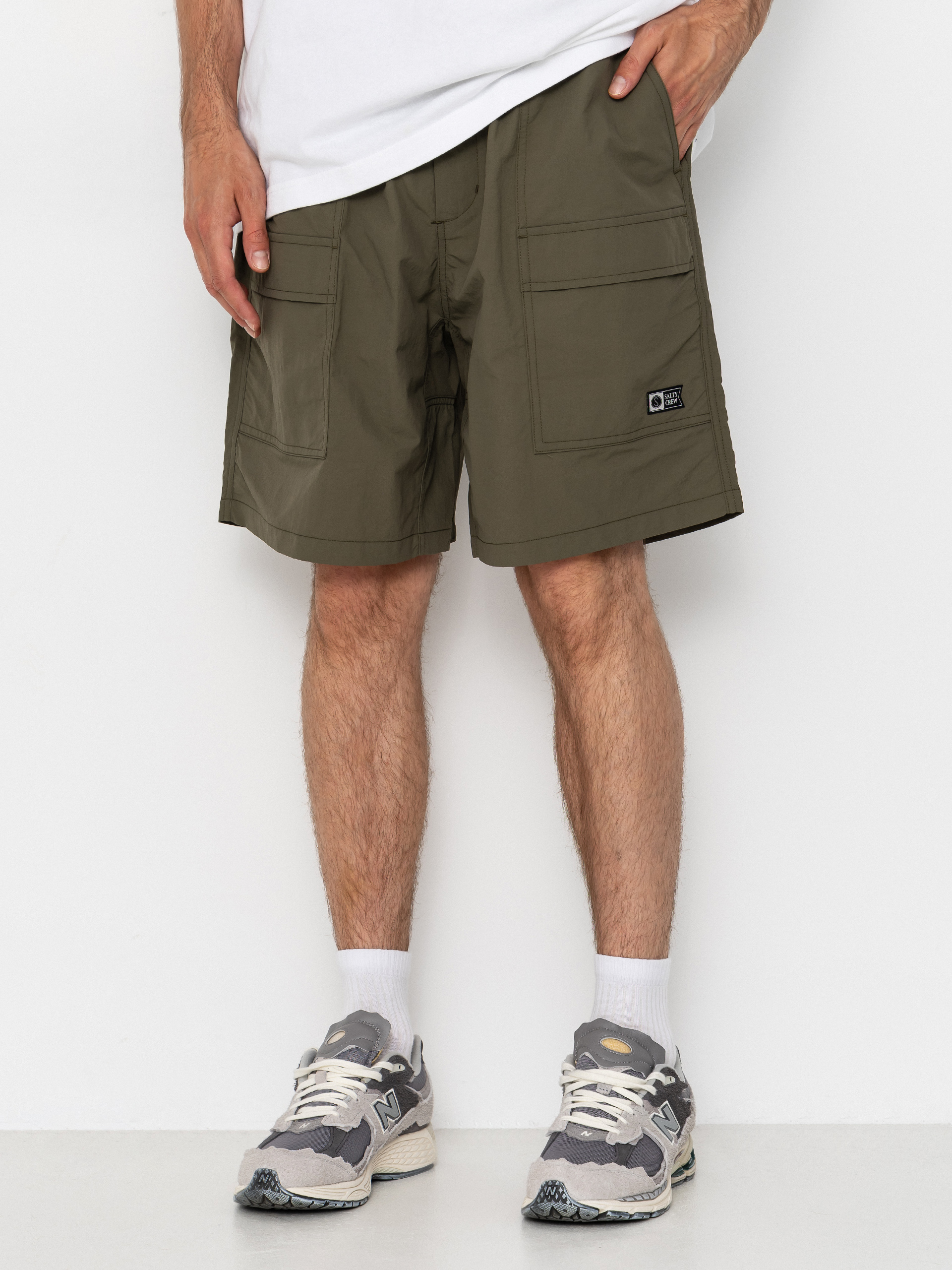 Salty Crew Raid Packable Rövidnadrág (dusty olive)