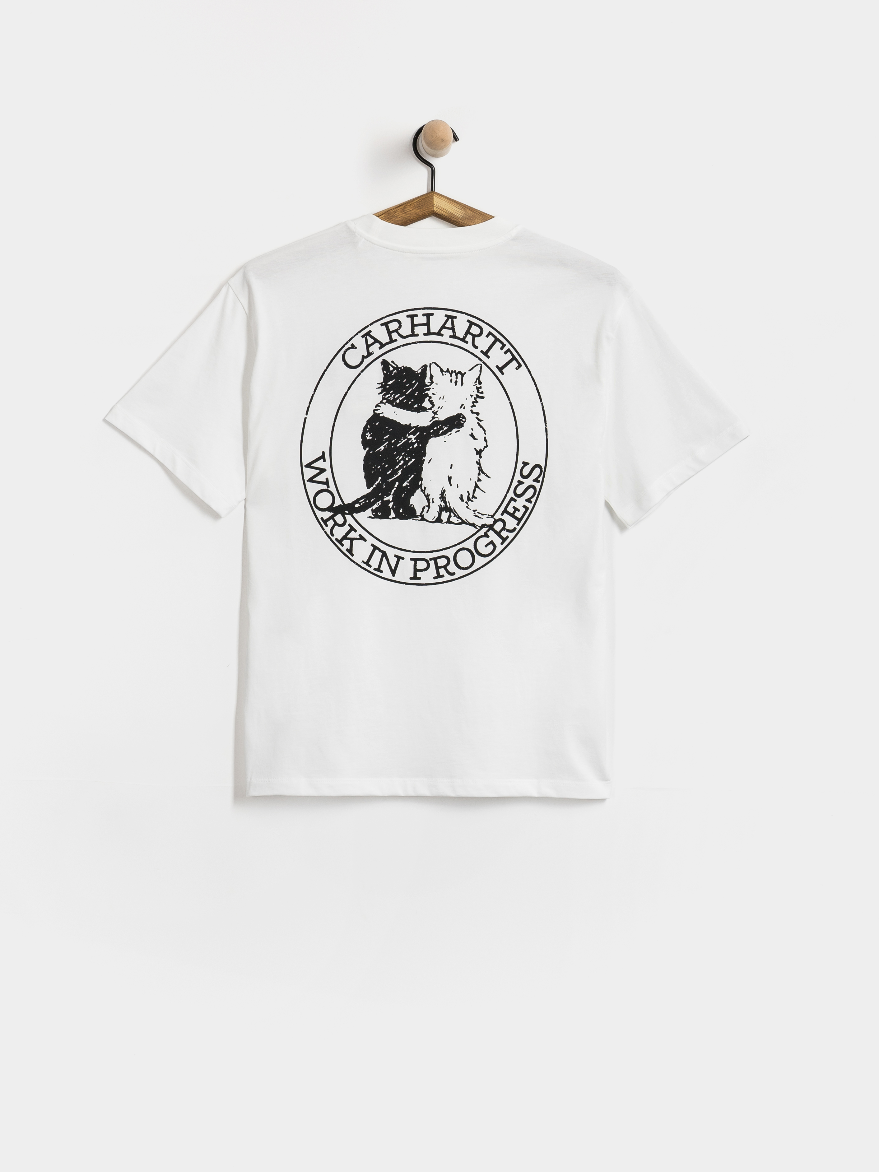 Pu00f3lu00f3 Carhartt WIP Hugging Cats Wmn (white)
