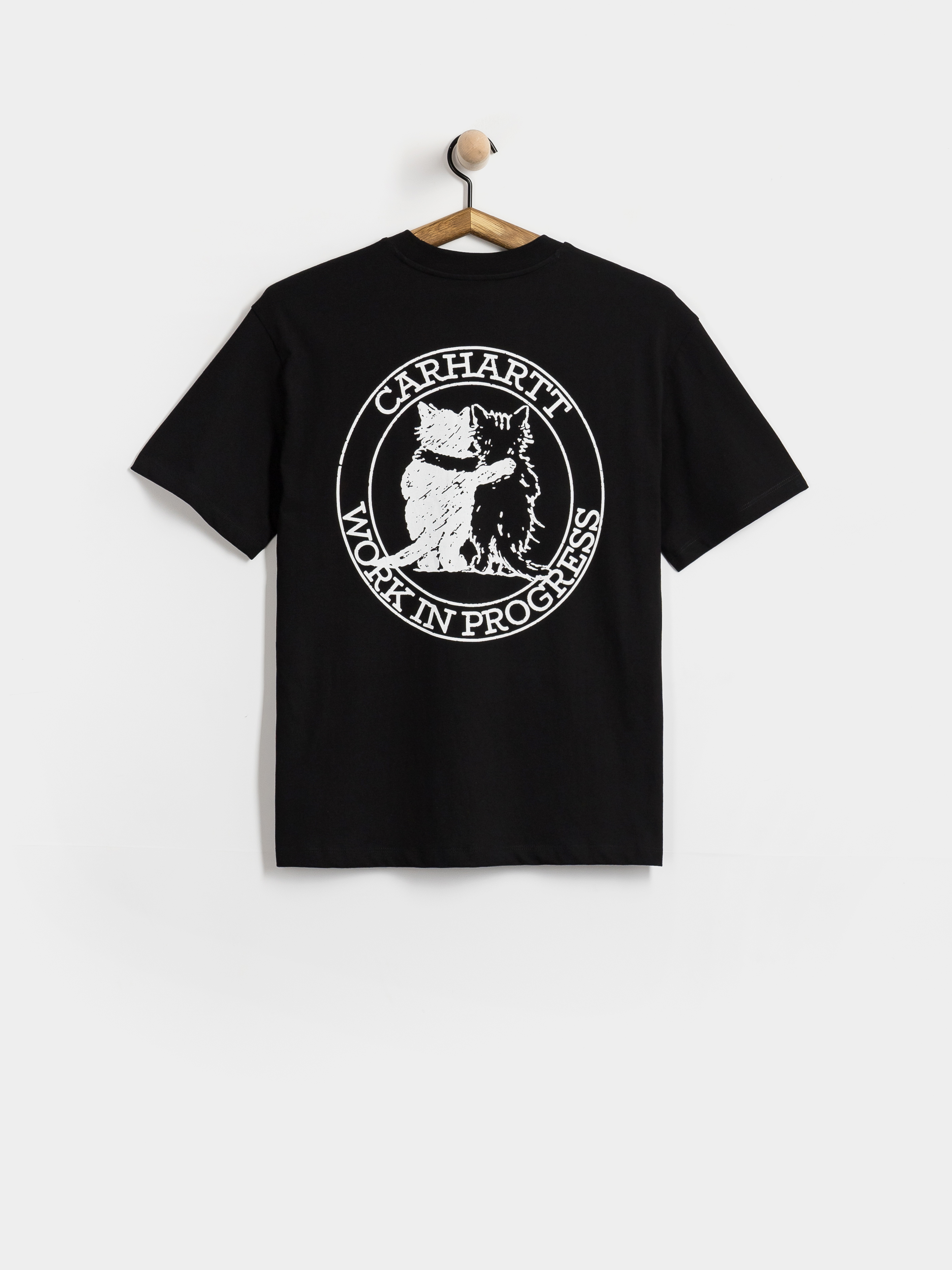 Póló Carhartt WIP Hugging Cats Wmn (black)