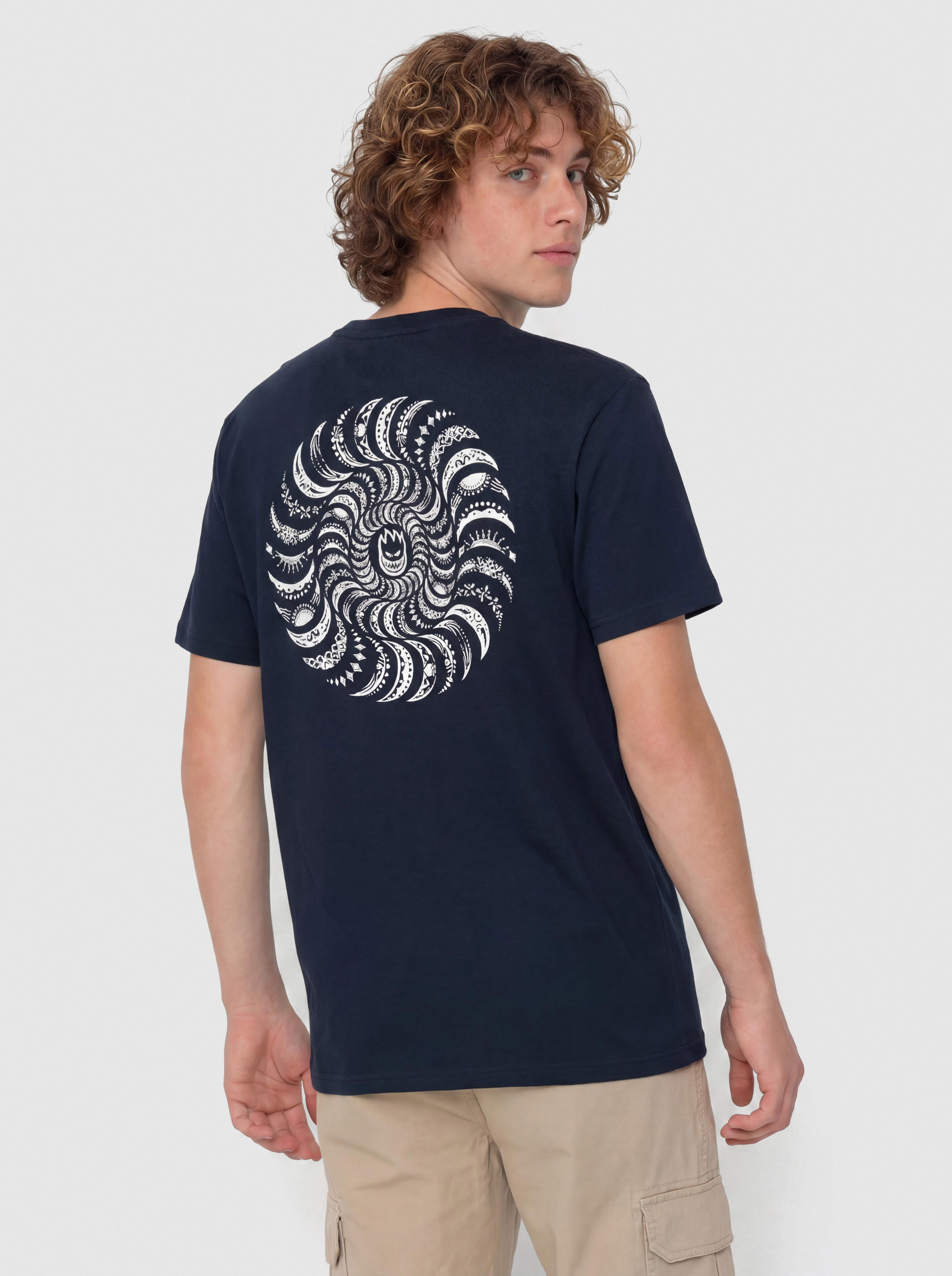 Póló Spitfire Classic Swirl Paisley (true navy w/white prints)