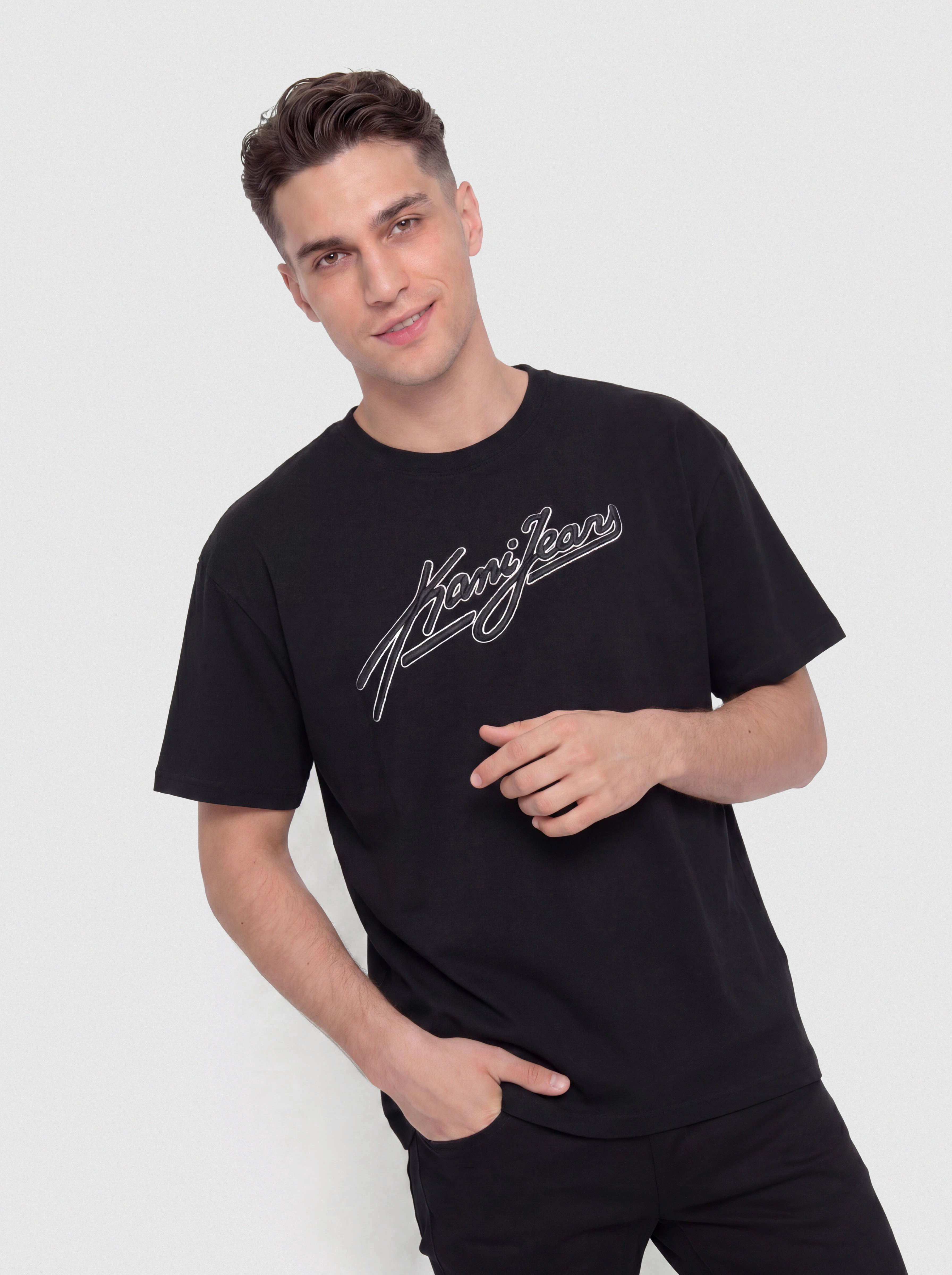 Karl Kani Jeans Oversized Póló (black)