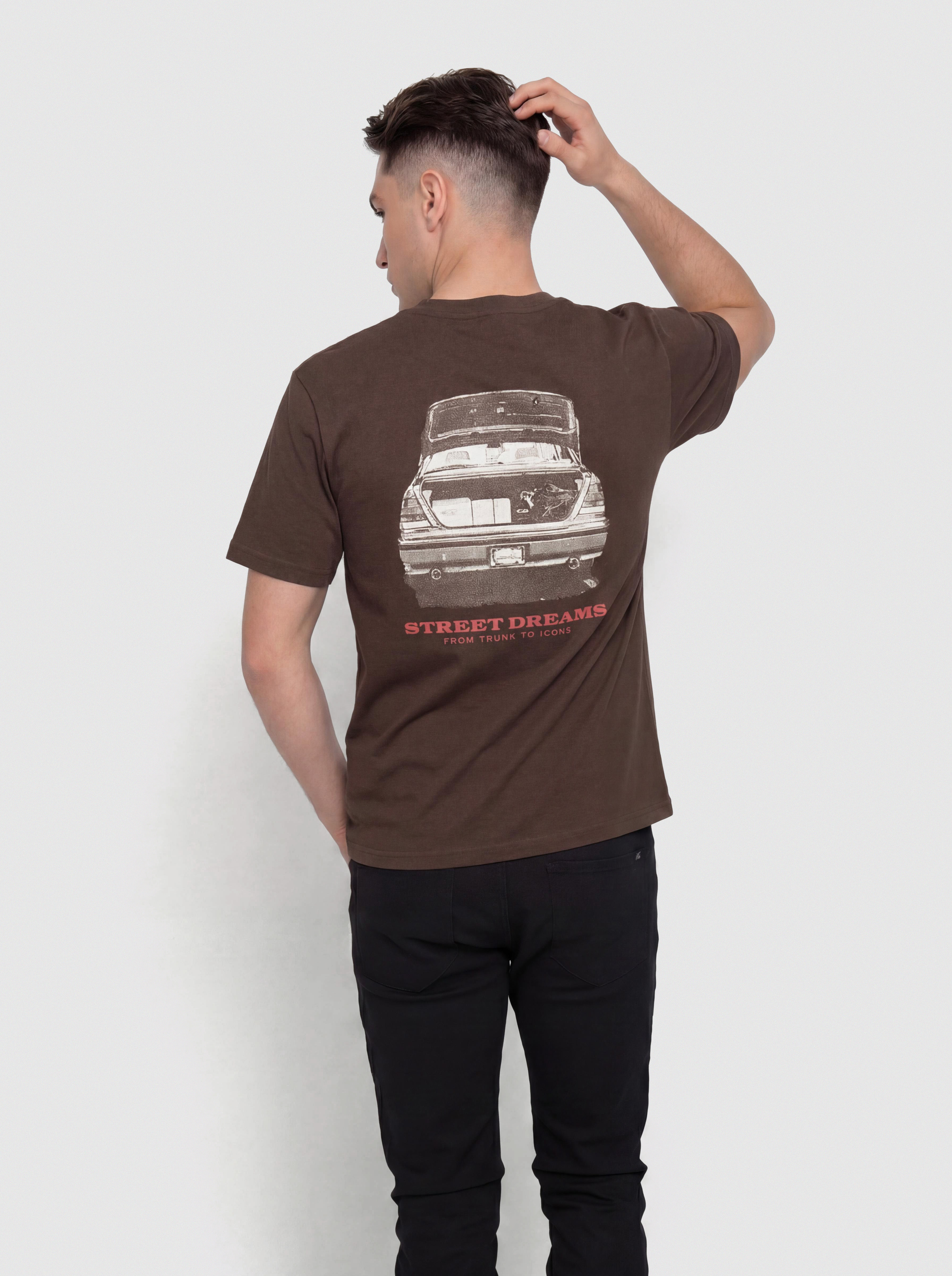 Karl Kani Slogan Boxy Póló (brown)