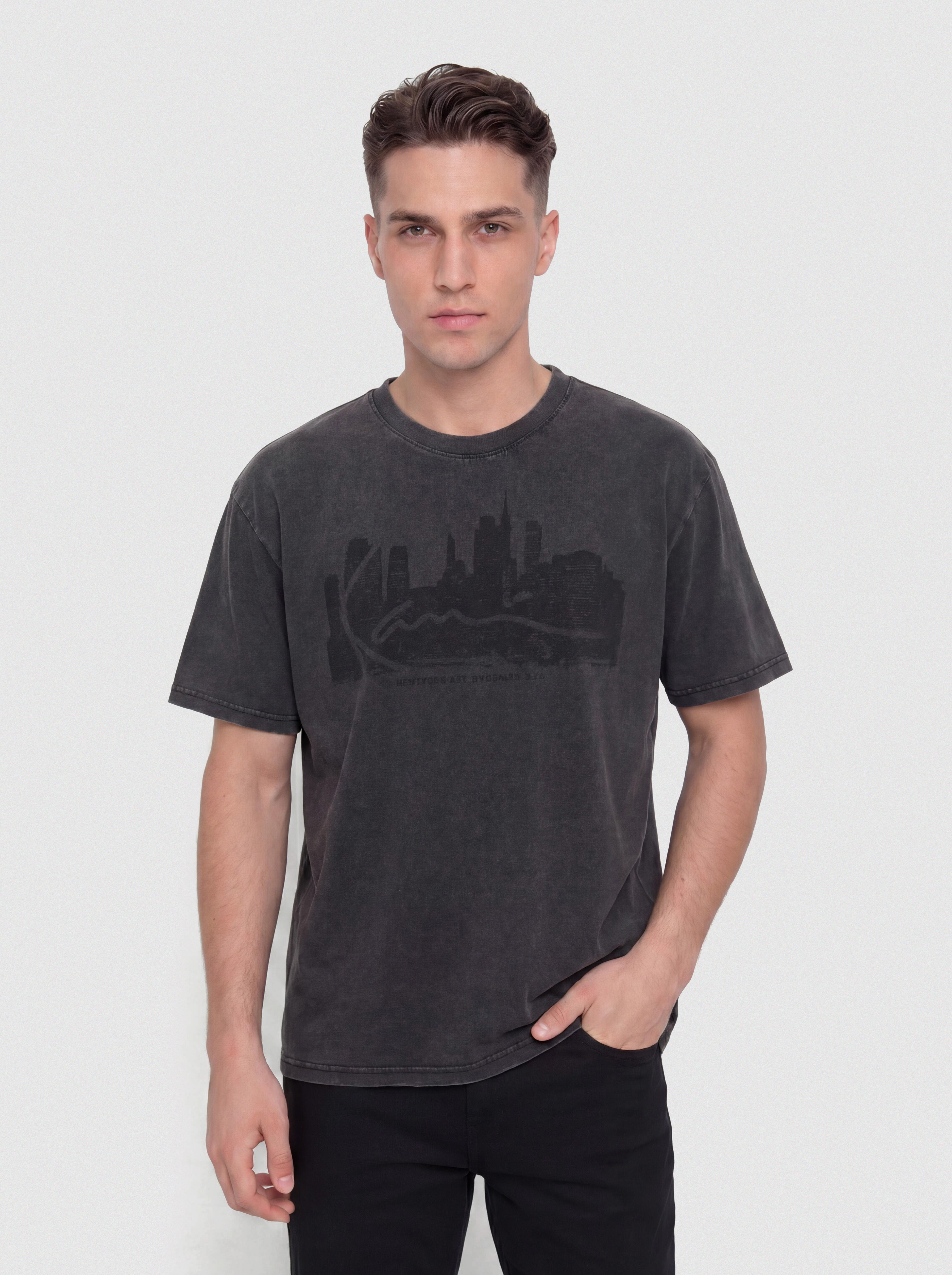 Karl Kani Signature Skyline Washed Boxy Póló