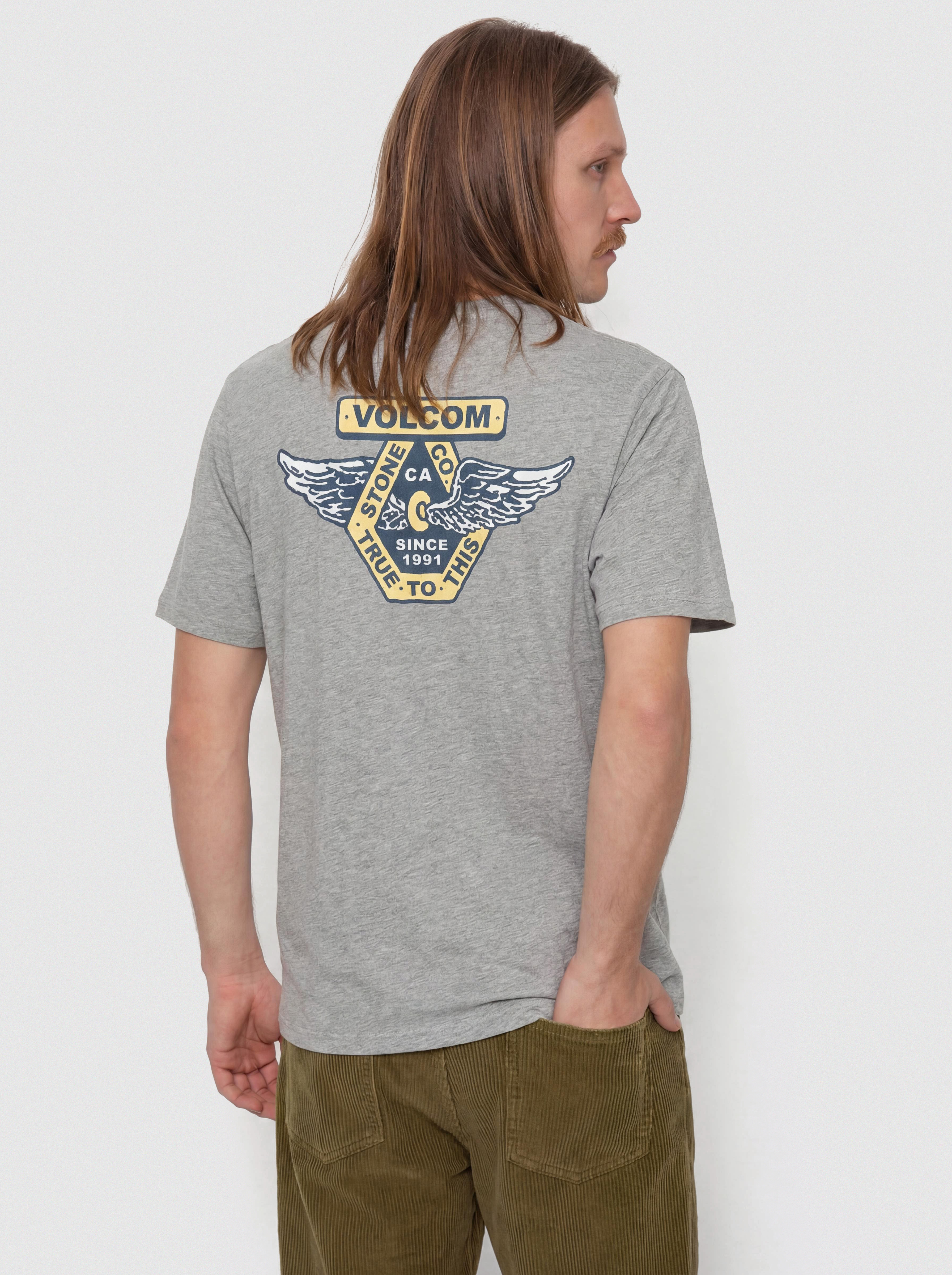 Volcom Free Wheel Hth Póló (heather grey)