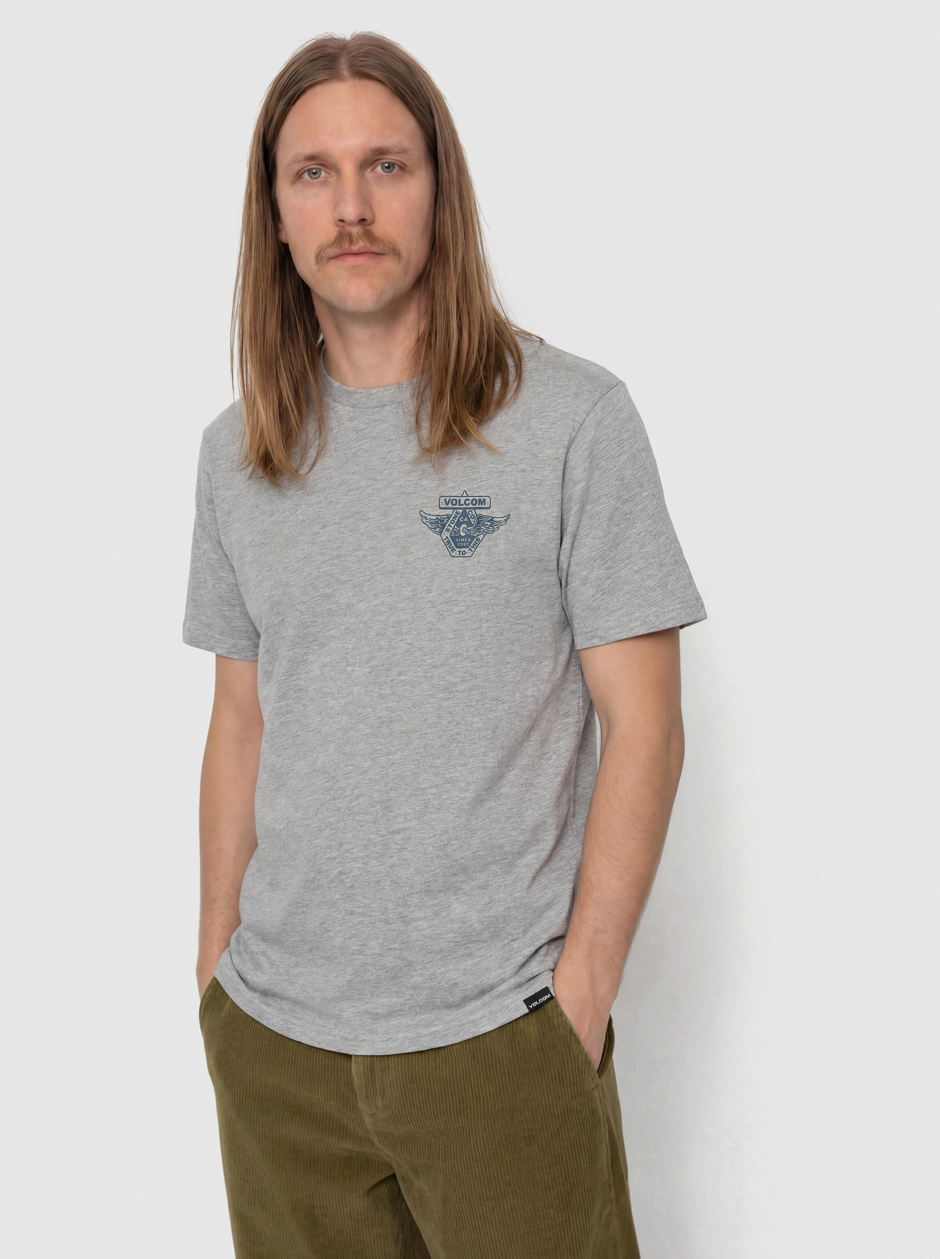 Volcom Free Wheel Hth Póló (heather grey)
