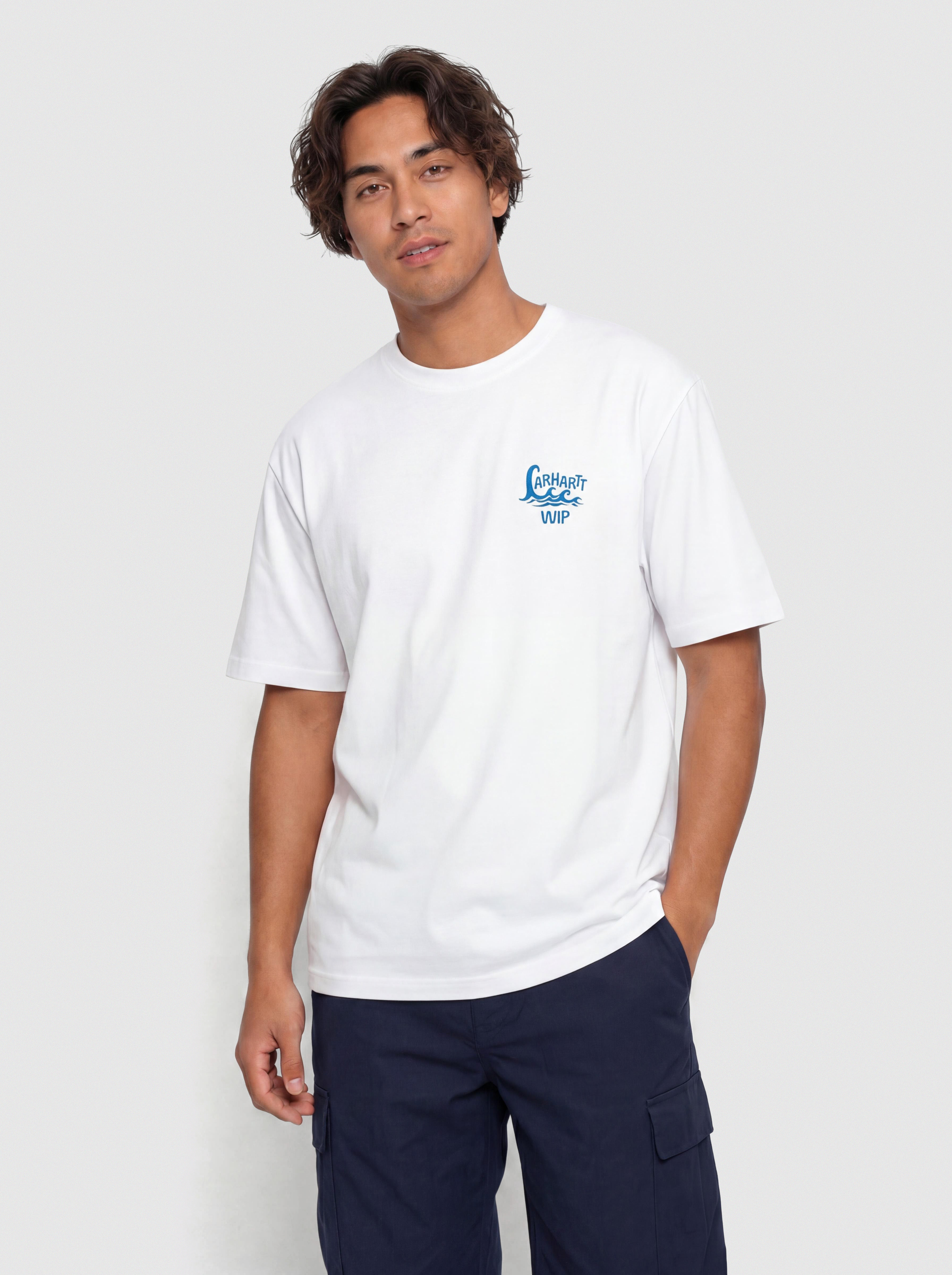 Póló Carhartt WIP Waves (white)