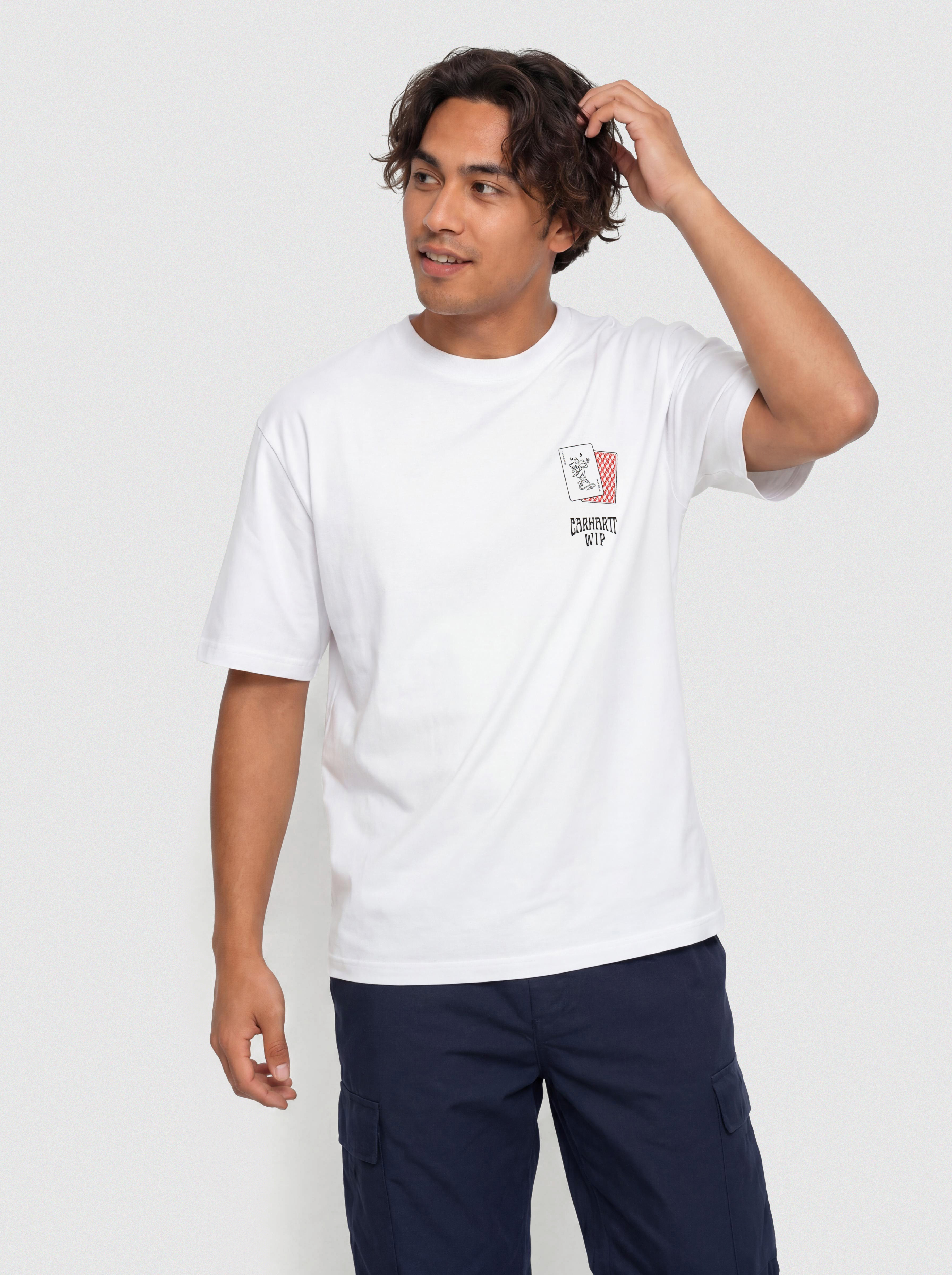 Póló Carhartt WIP Playing Cards (white)