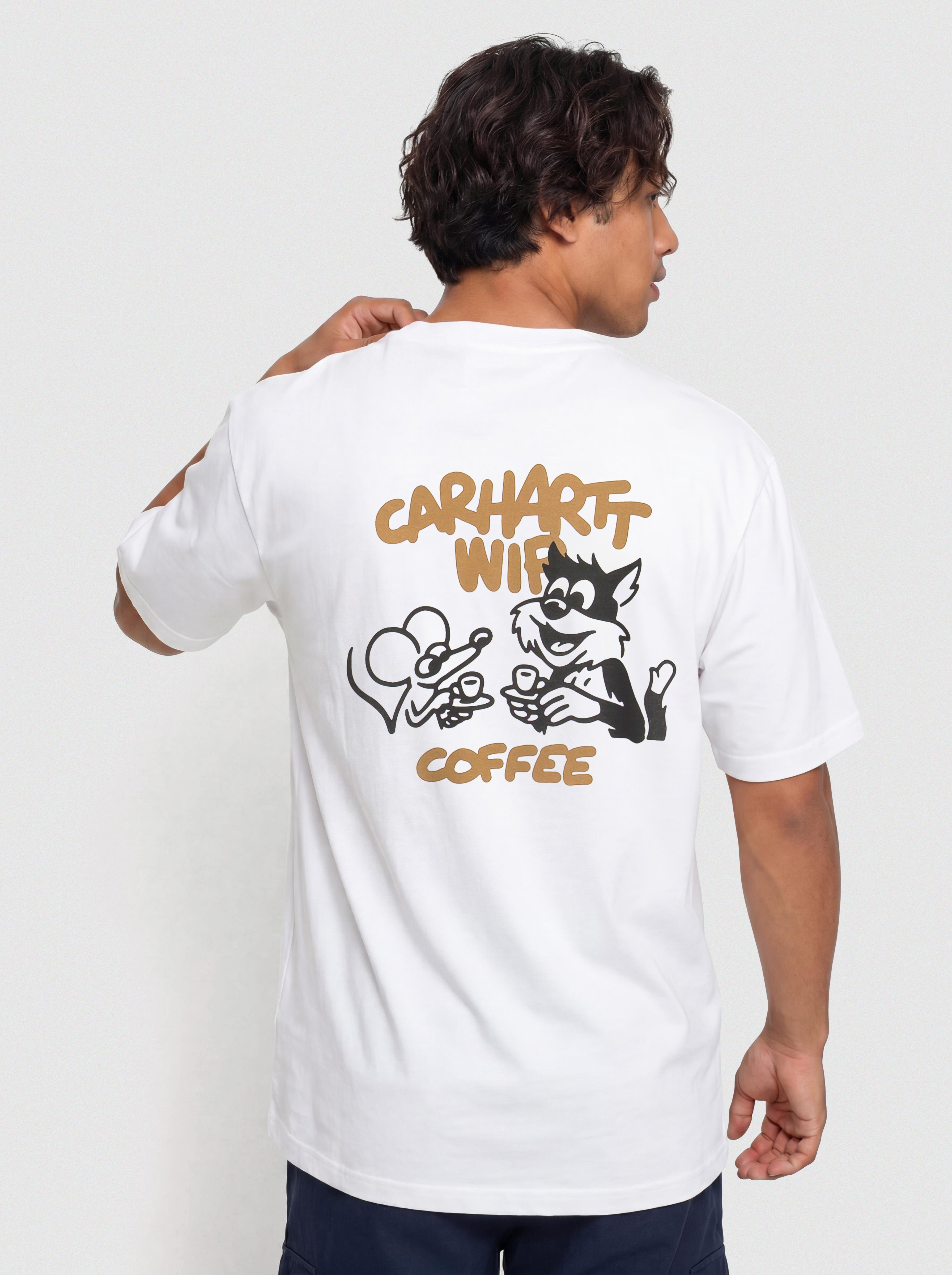 Póló Carhartt WIP Coffee Break (white)