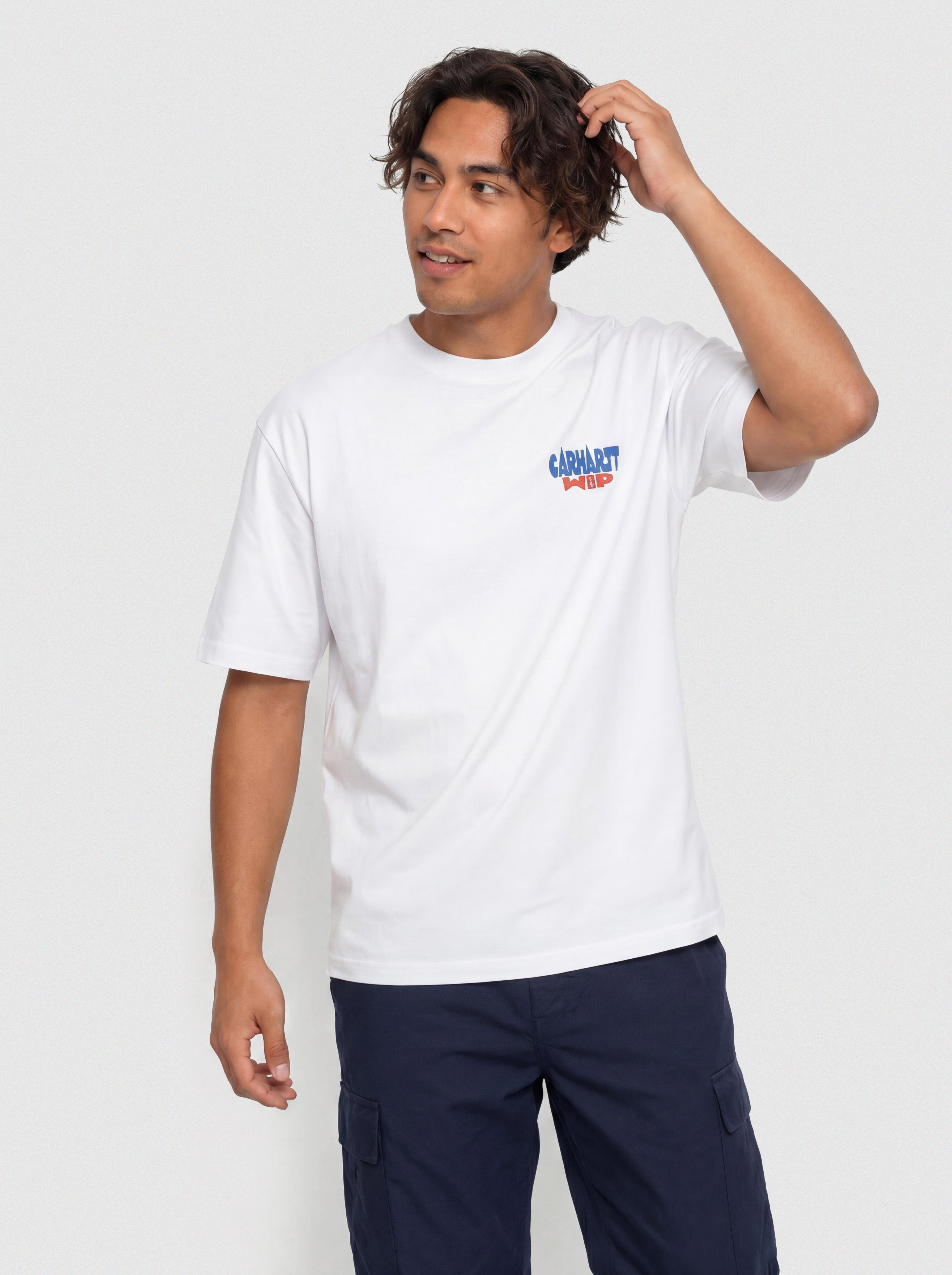 Carhartt WIP Luggage Label Póló (white)