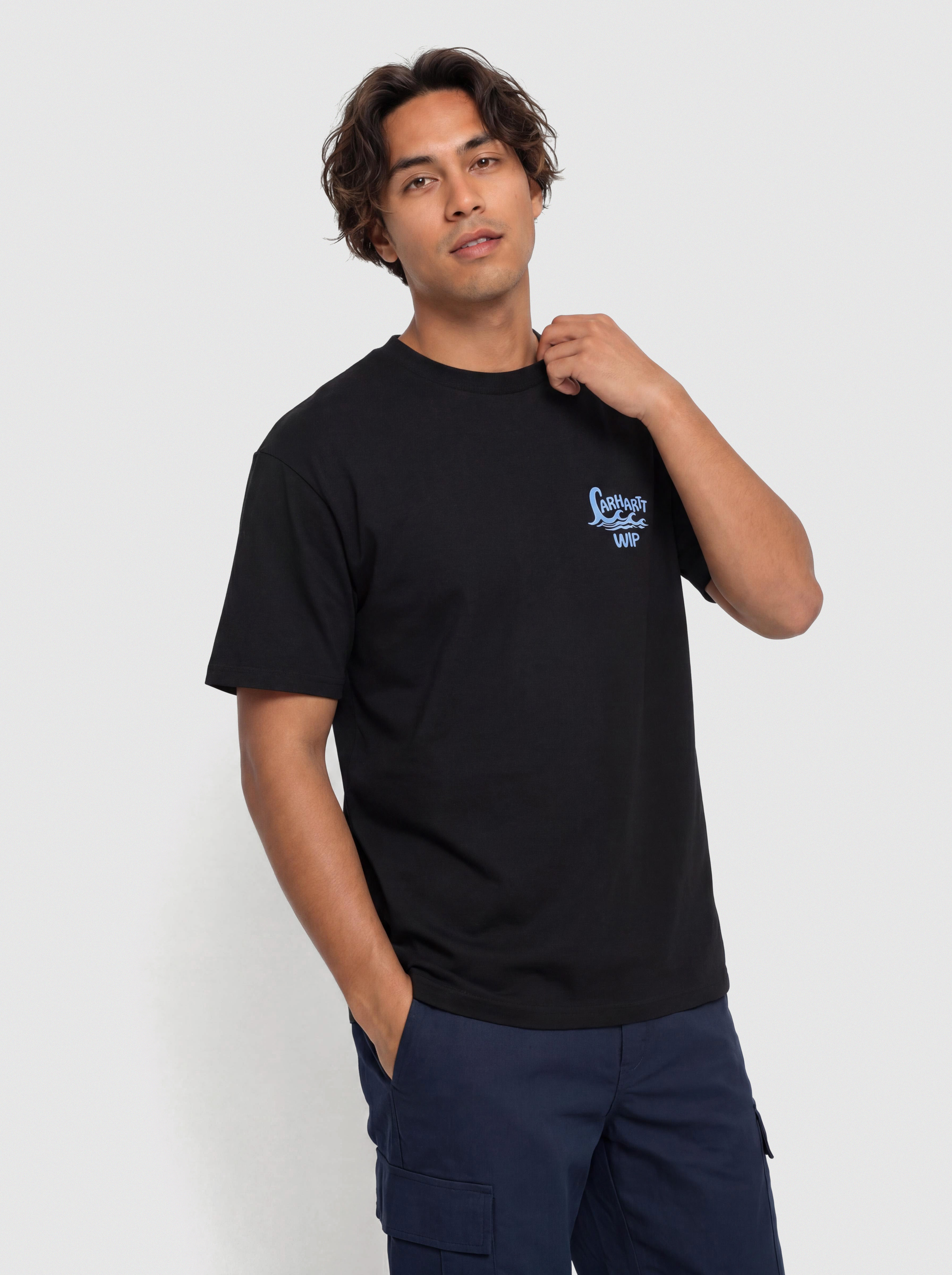Carhartt WIP Waves Póló (black)