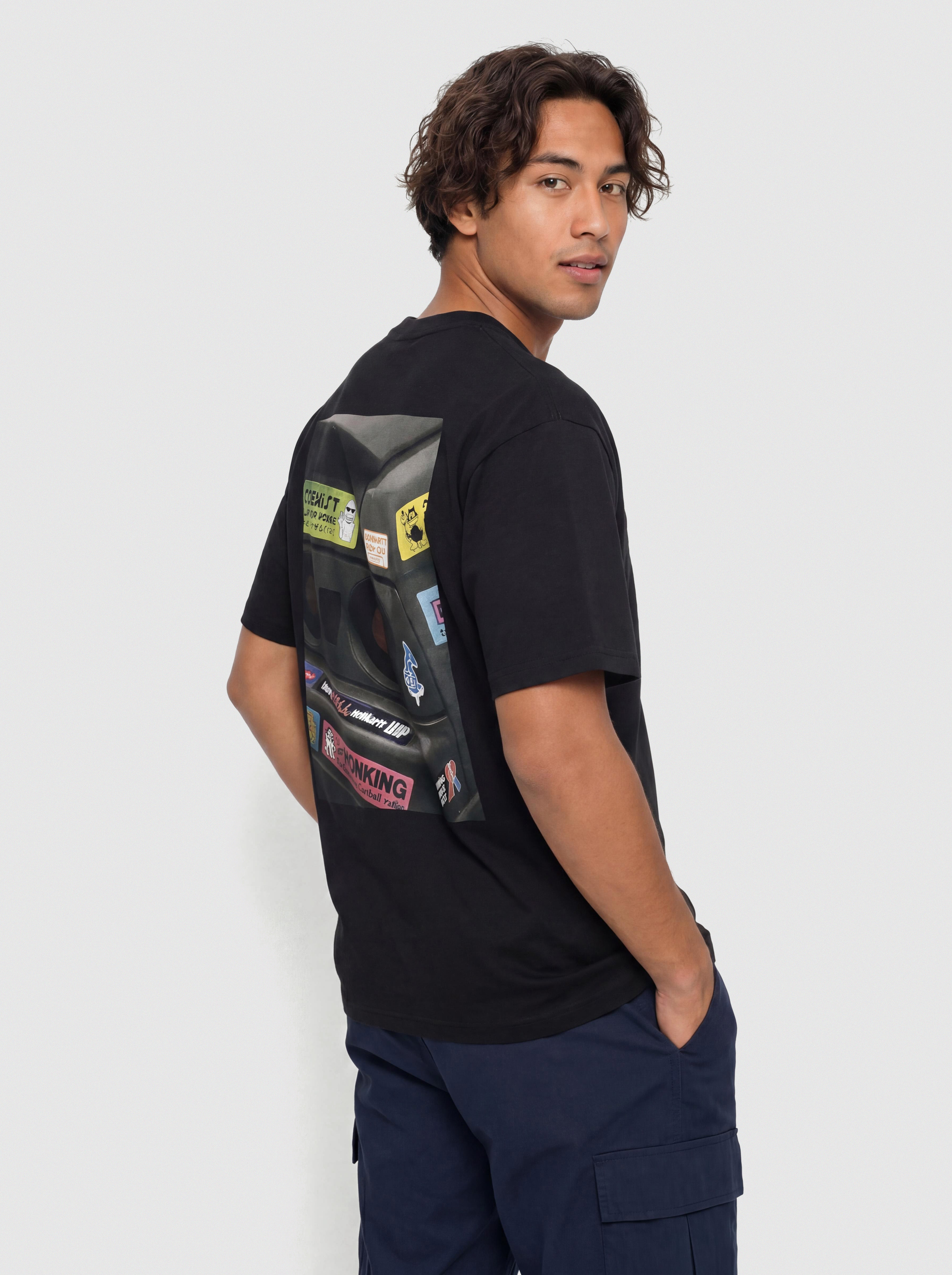 Póló Carhartt WIP Bumper Car (black)