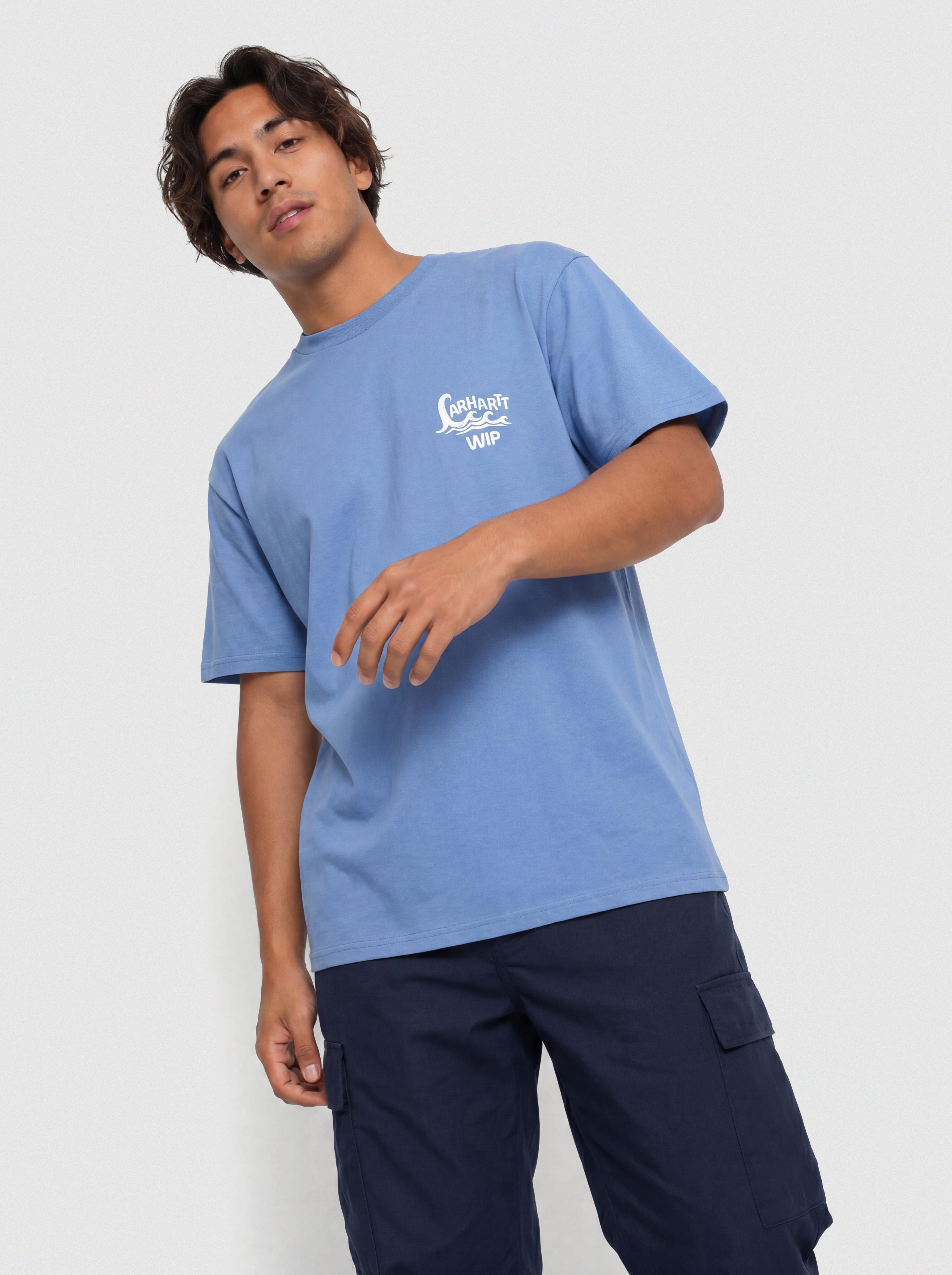 Carhartt WIP Waves Póló (curacao)